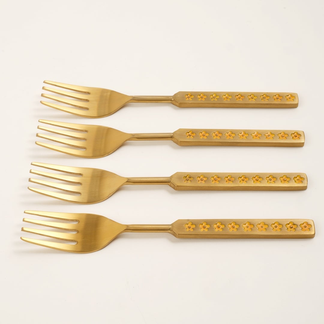 Rampur Çelik Servis Seti 4x20x0.2 Cm Renkli