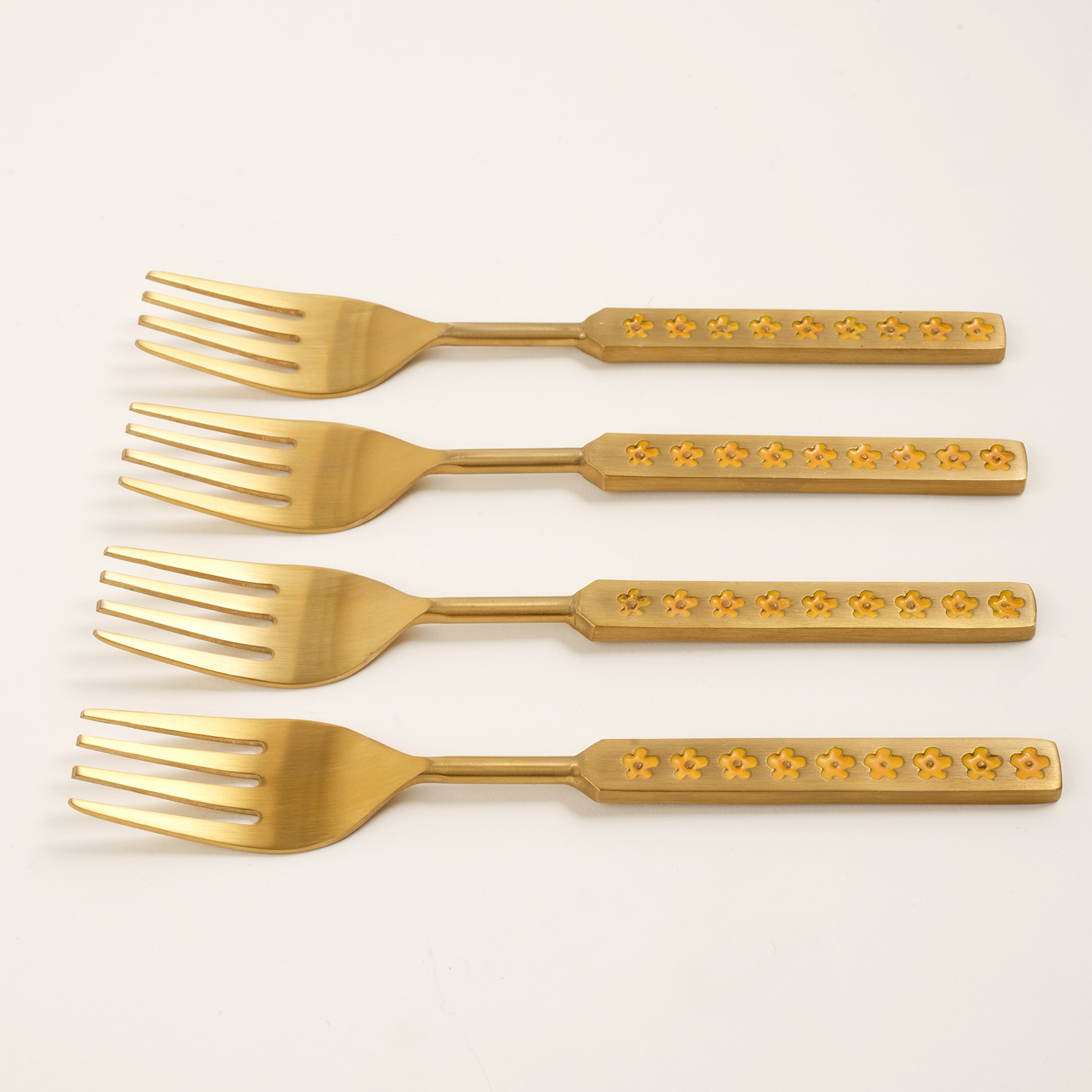 Rampur Çelik Servis Seti 4x20x0.2 Cm Renkli