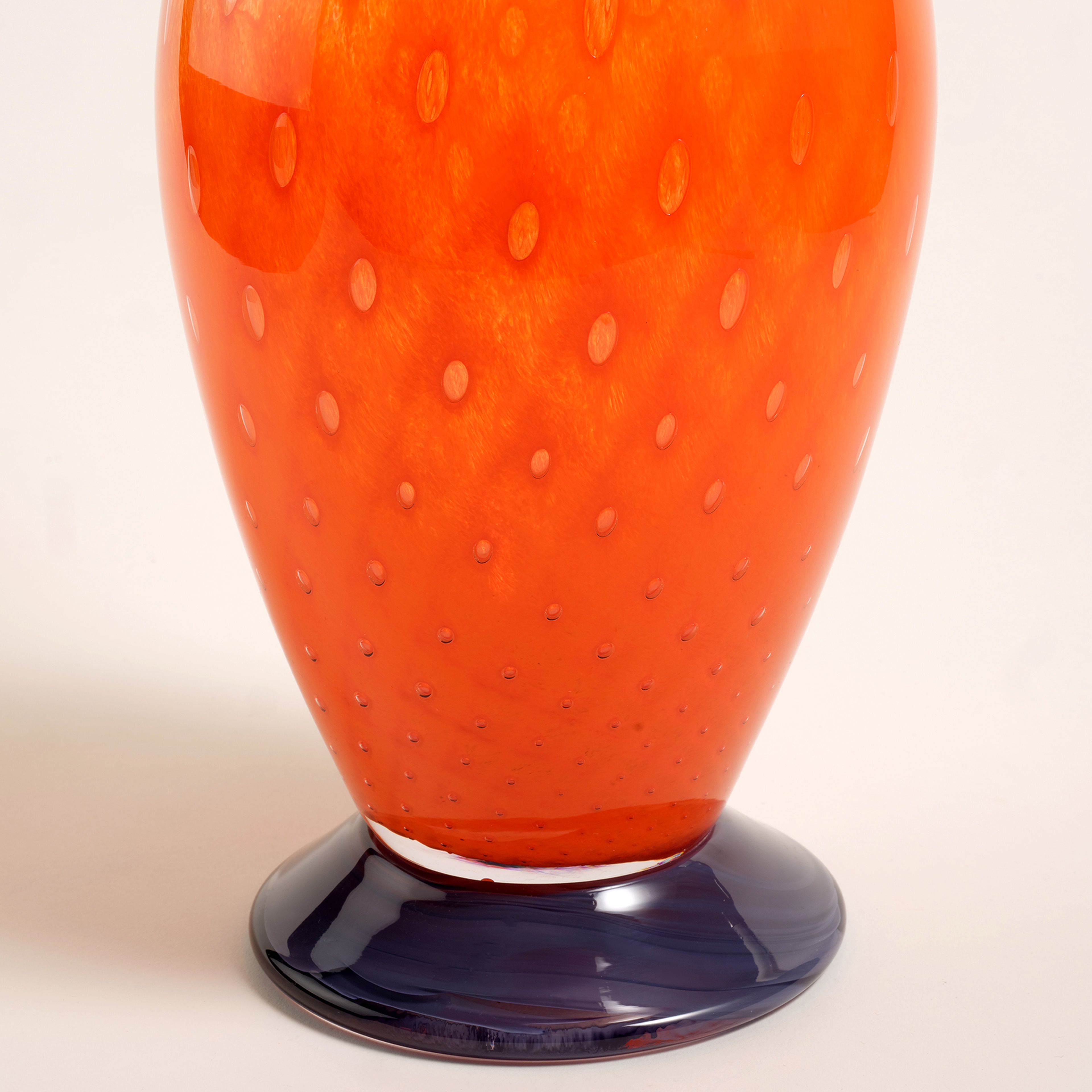 Baıta Cam Vazo 21x16x36 Cm Turuncu