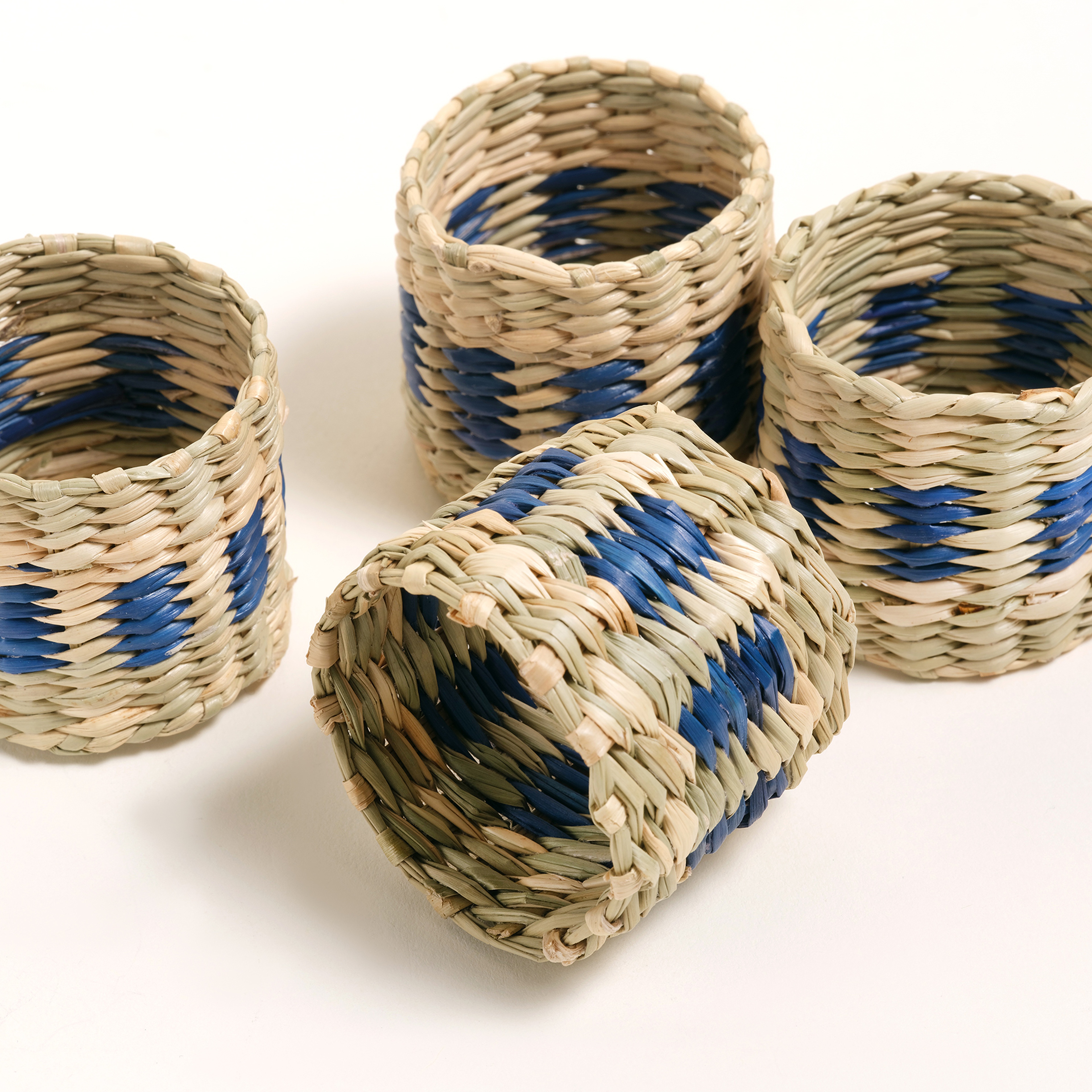 Tam Dao Deniz Çayırı Peçete Halkası 5 Cm Lacivert