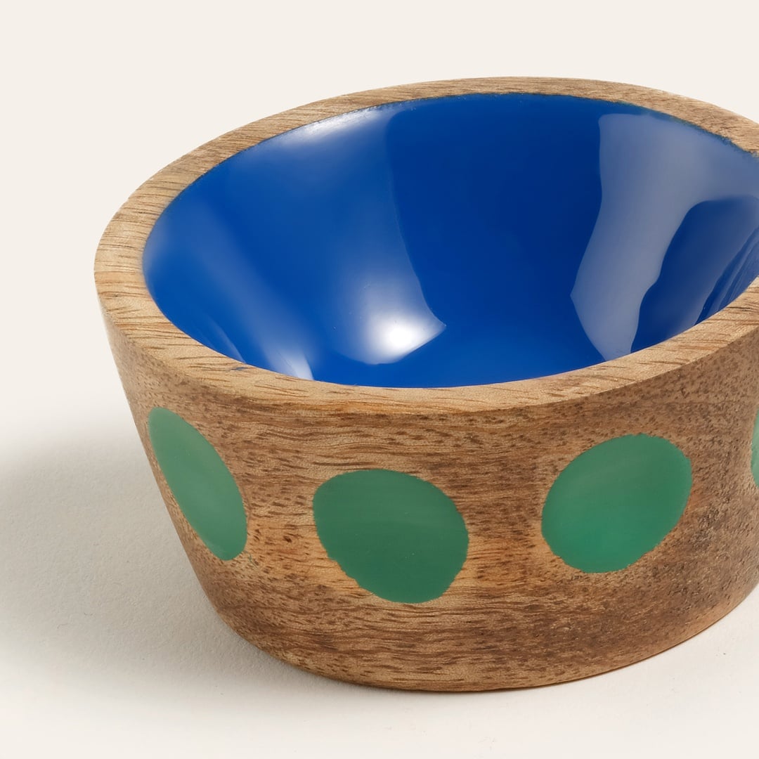 Lakrı Mango Ağacı Çerezlik 8x8x4 Cm Mavi