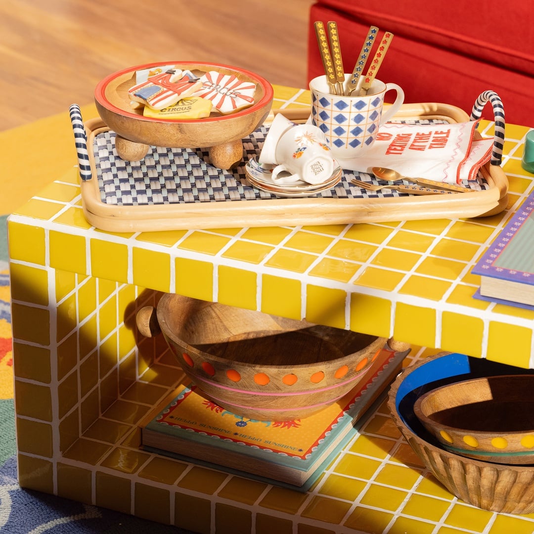 Lakrı Mango Ağacı Kase 36x30x12 Cm Turuncu