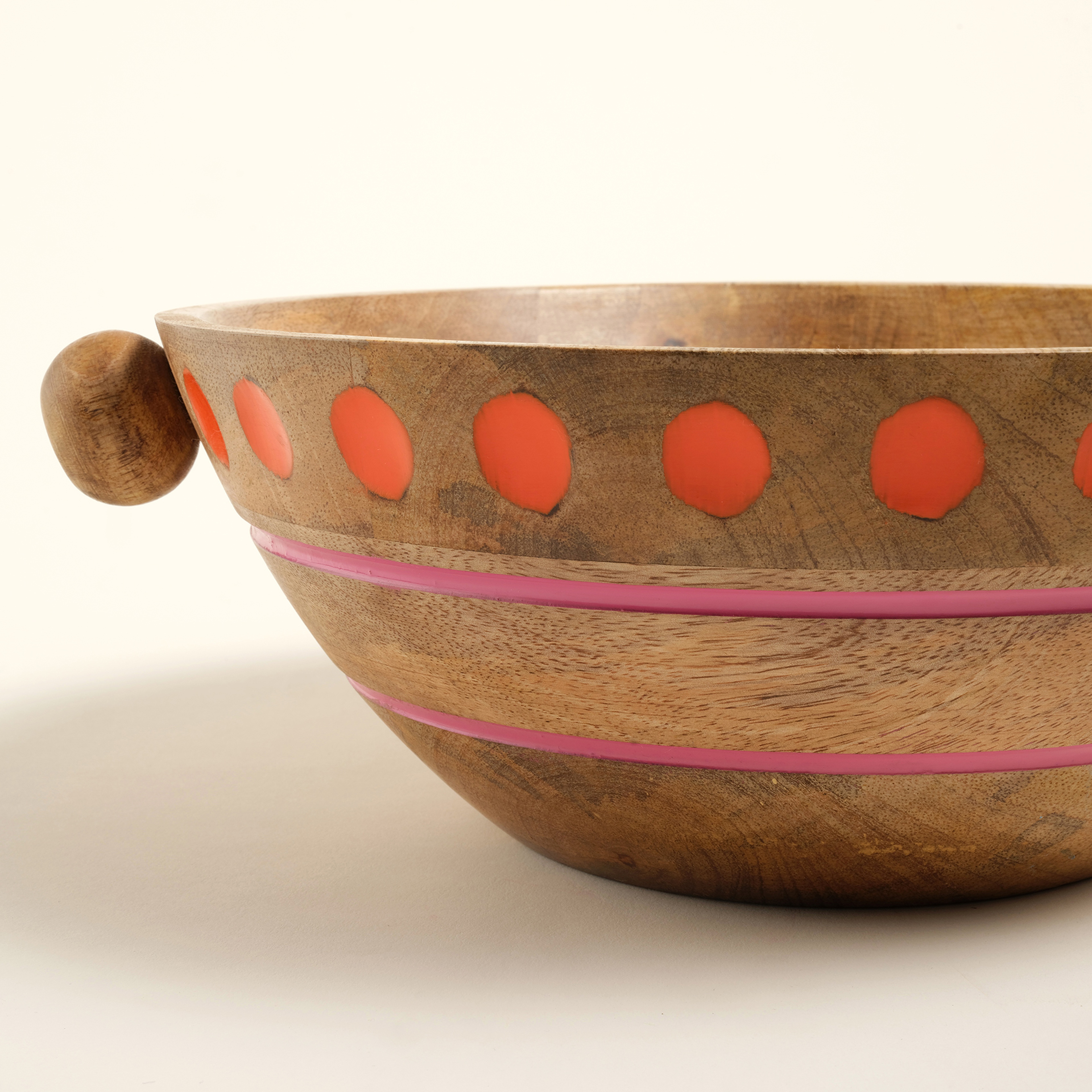 Lakrı Mango Ağacı Kase 36x30x12 Cm Turuncu