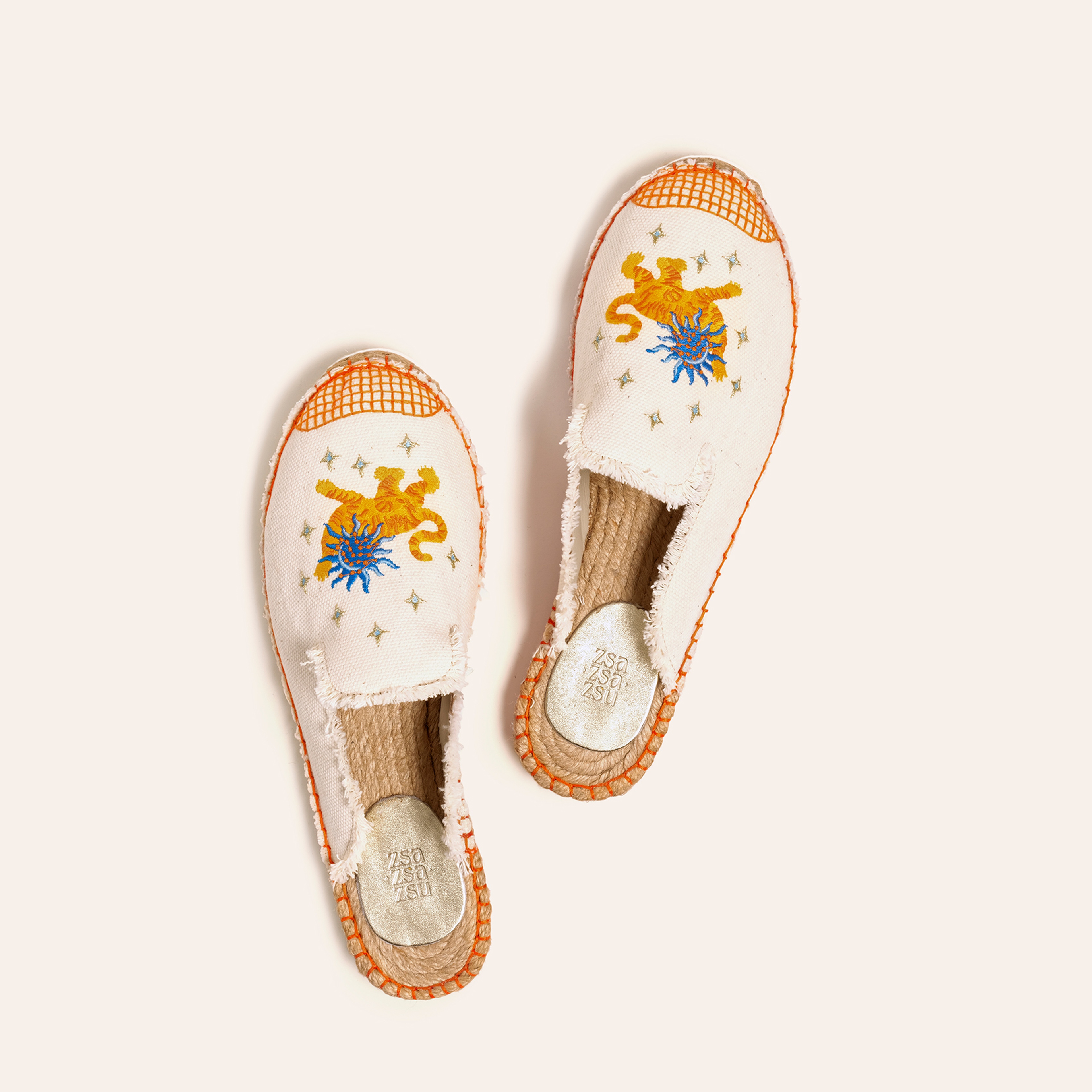 Florya Jüt Terlik 37-40 Ekru - Turuncu