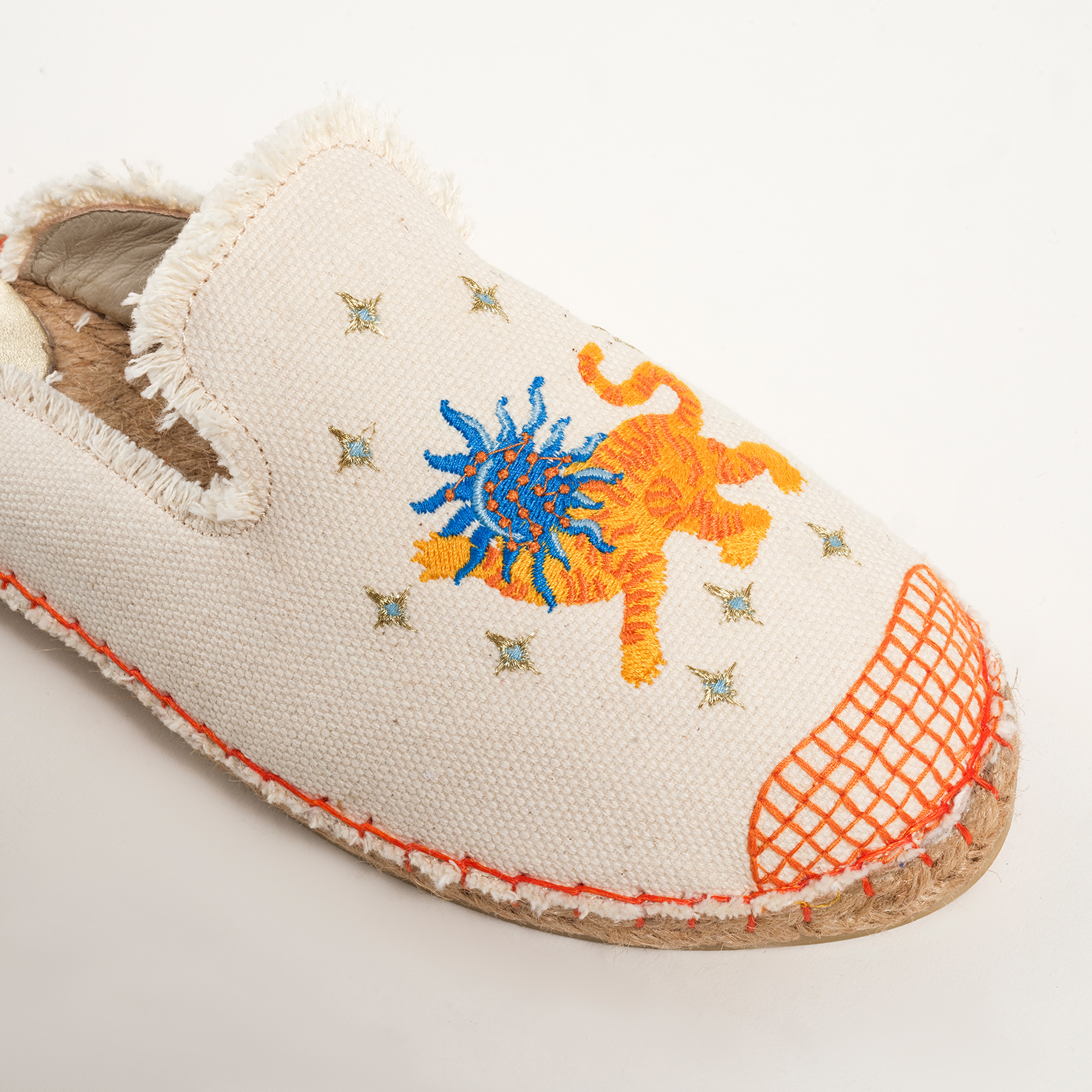 Florya Jüt Terlik 37-40 Ekru - Turuncu