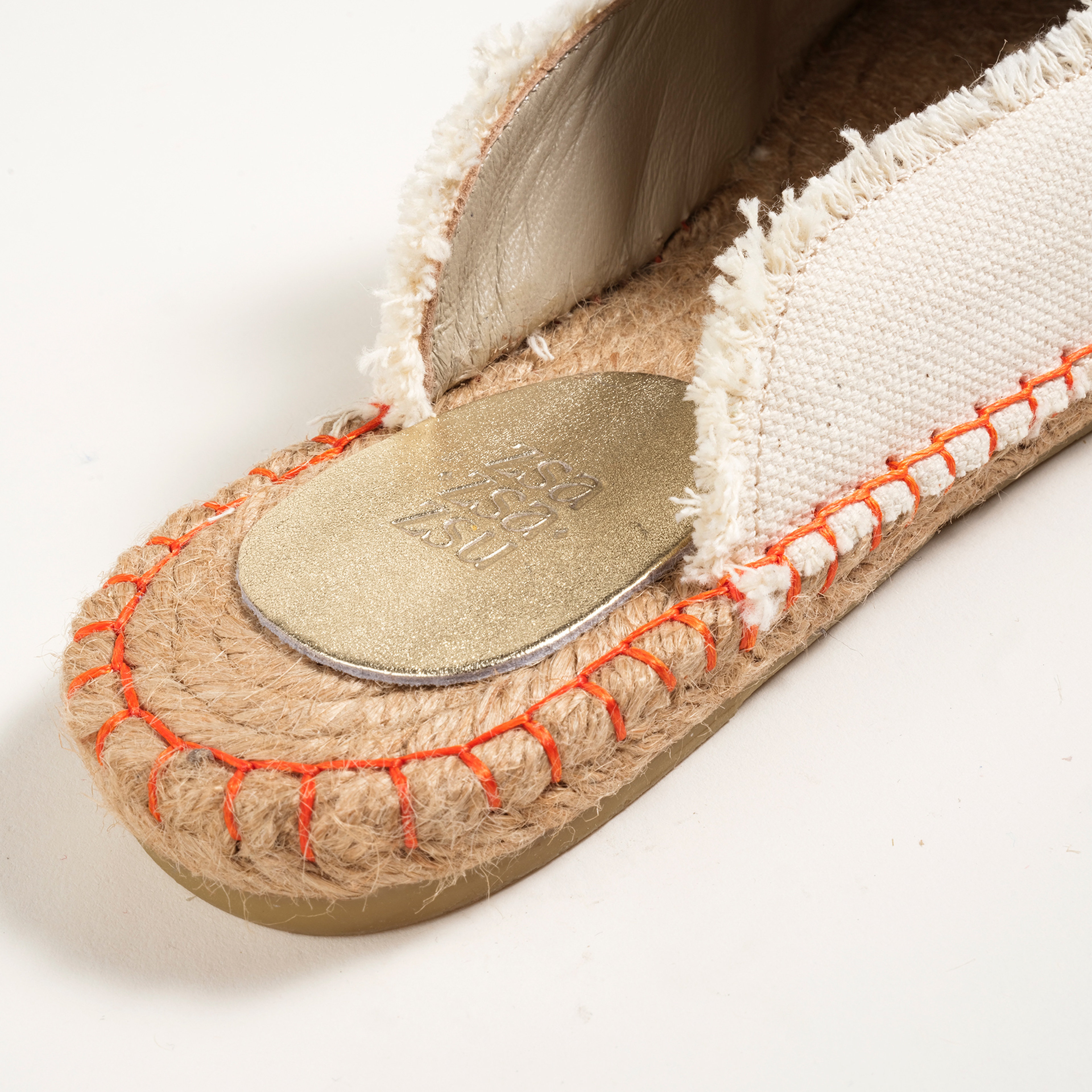 Florya Jüt Terlik 37-40 Ekru - Turuncu