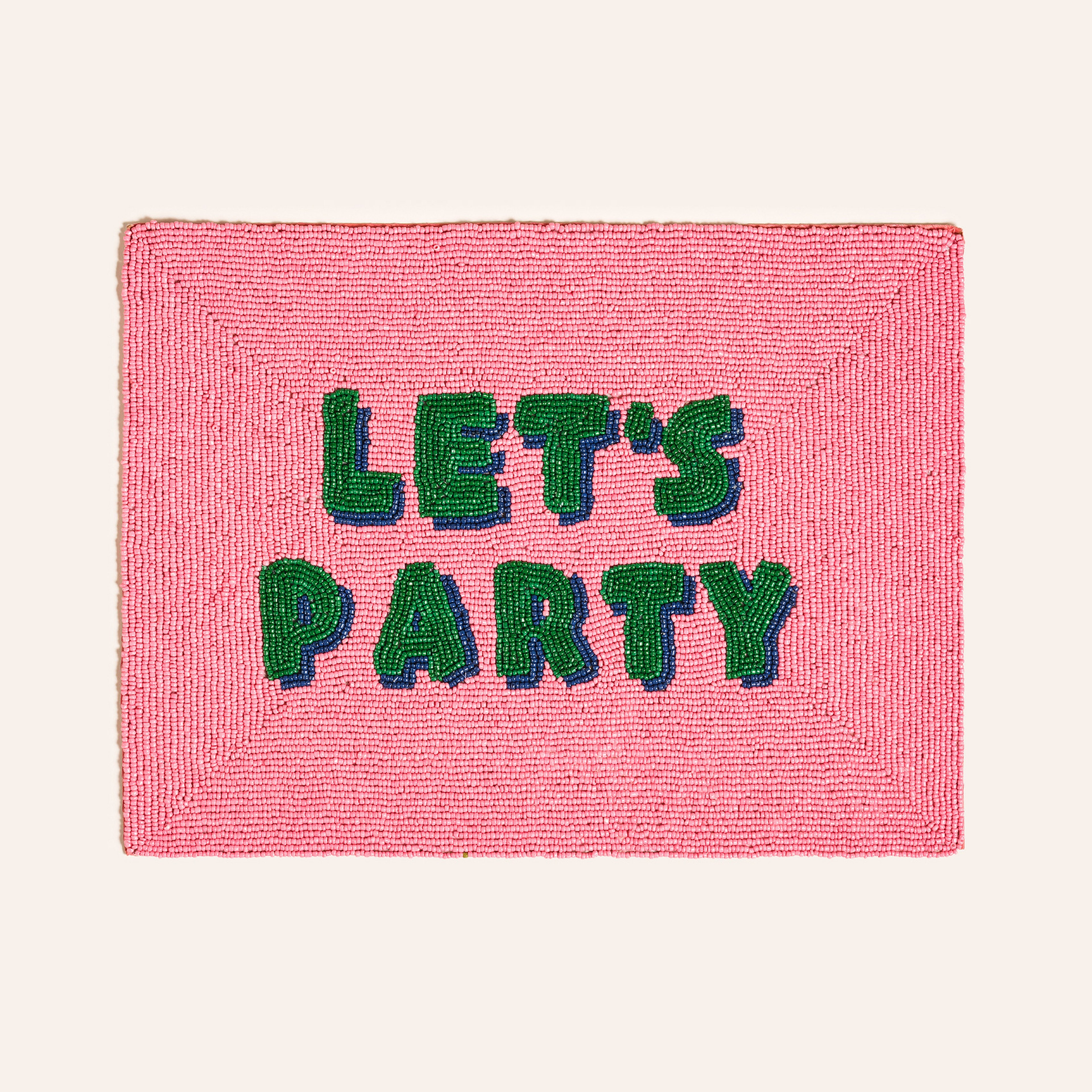 Khanpur Cam Boncuk Amerikan Servis 30x40 Cm Pembe