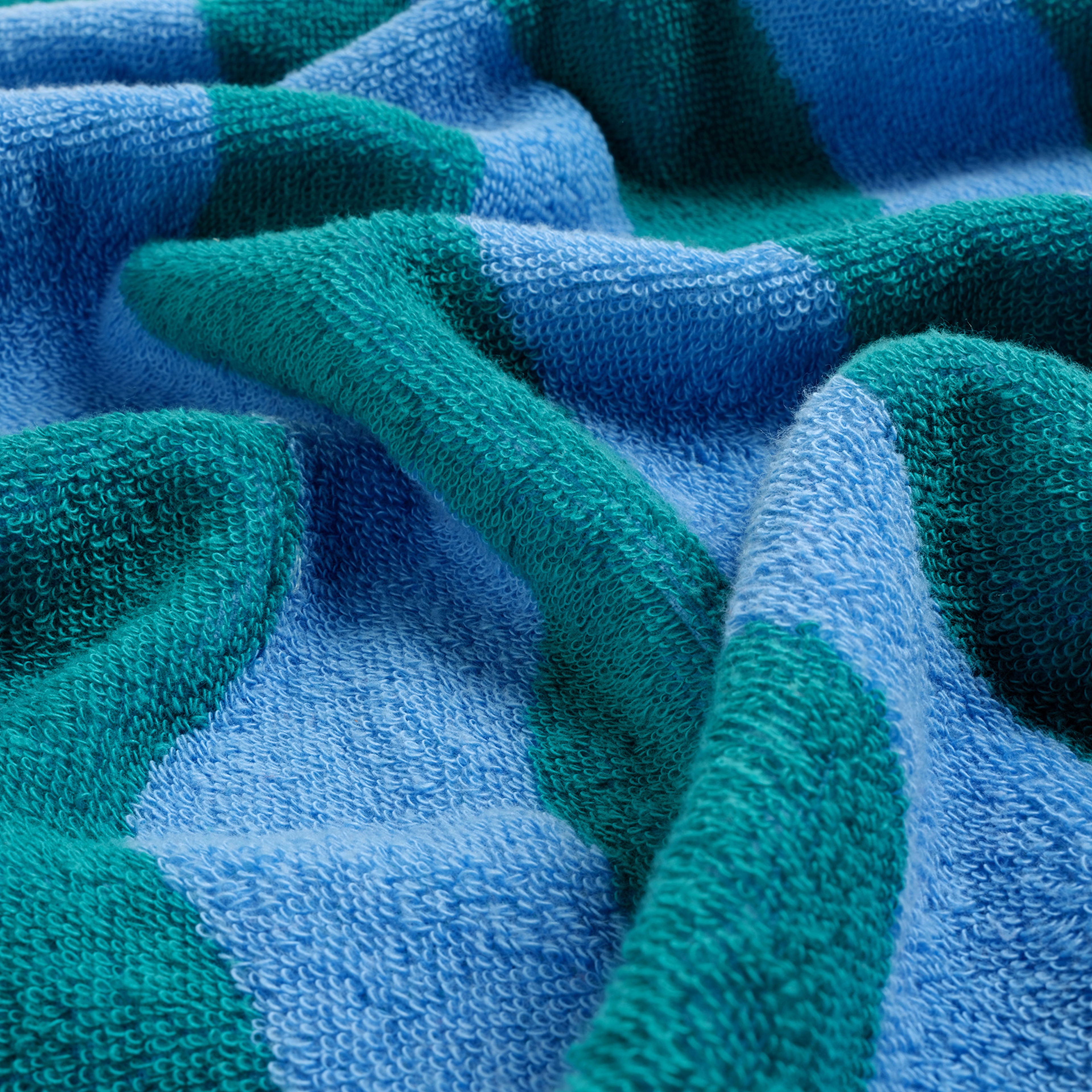 Tabea Pamuk Pamuk %100 Pamuk Yüz Havlusu 50x90 Cm Yeşil - Mavi