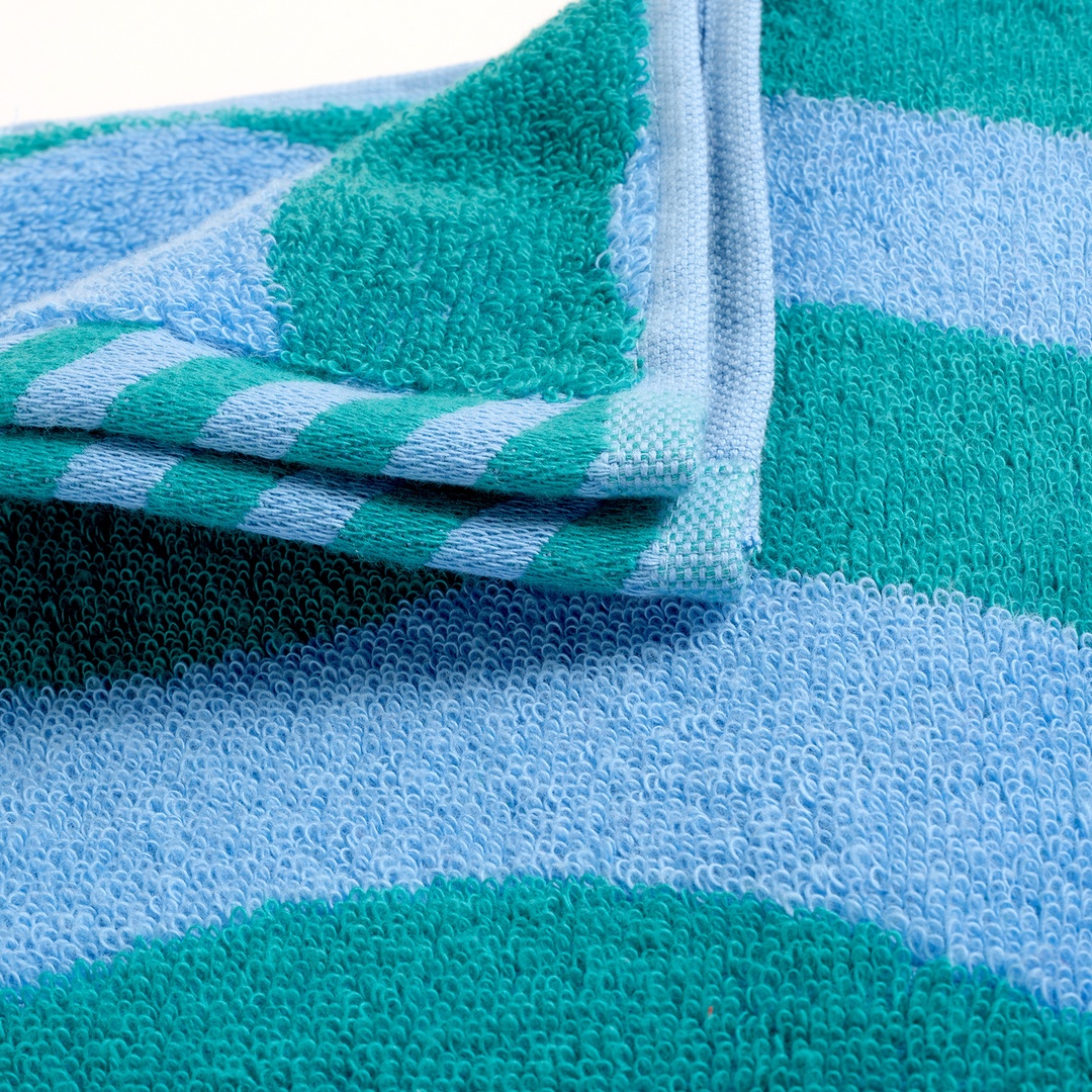 Tabea Pamuk Pamuk %100 Pamuk Yüz Havlusu 50x90 Cm Yeşil - Mavi