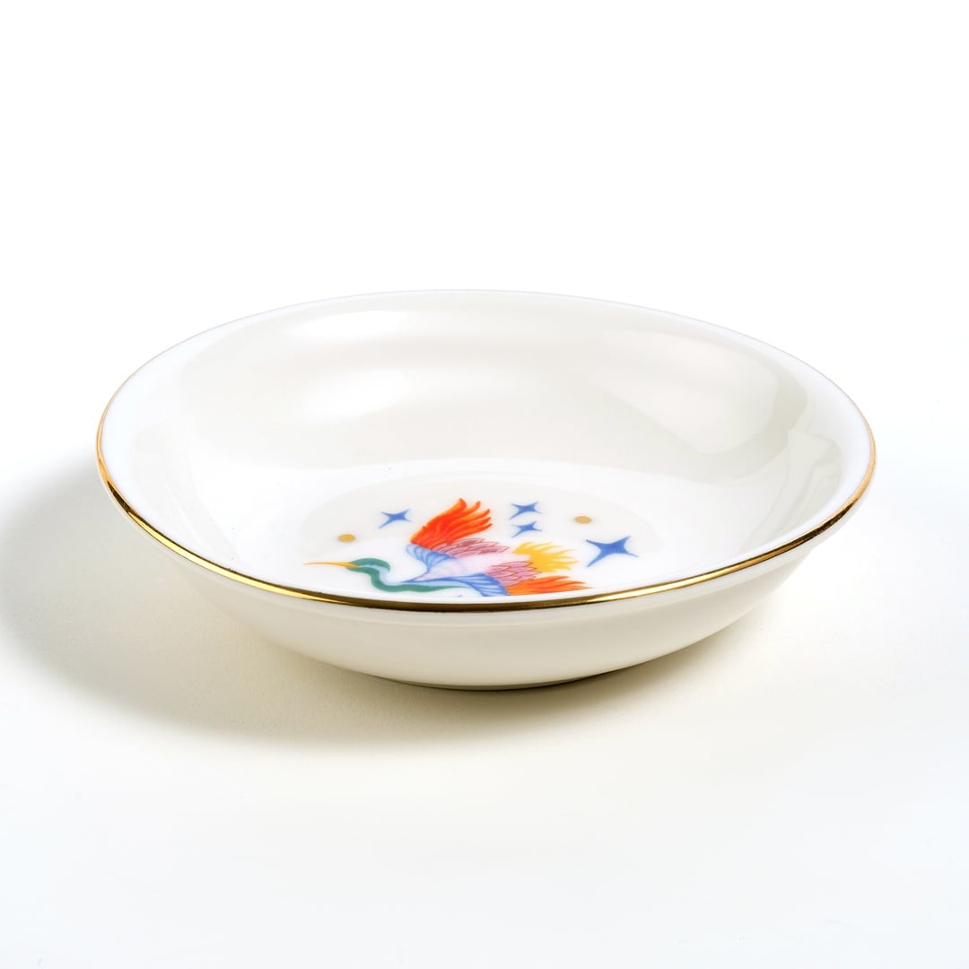 Emet Porselen Kase 11x11x2.9 Cm Renkli