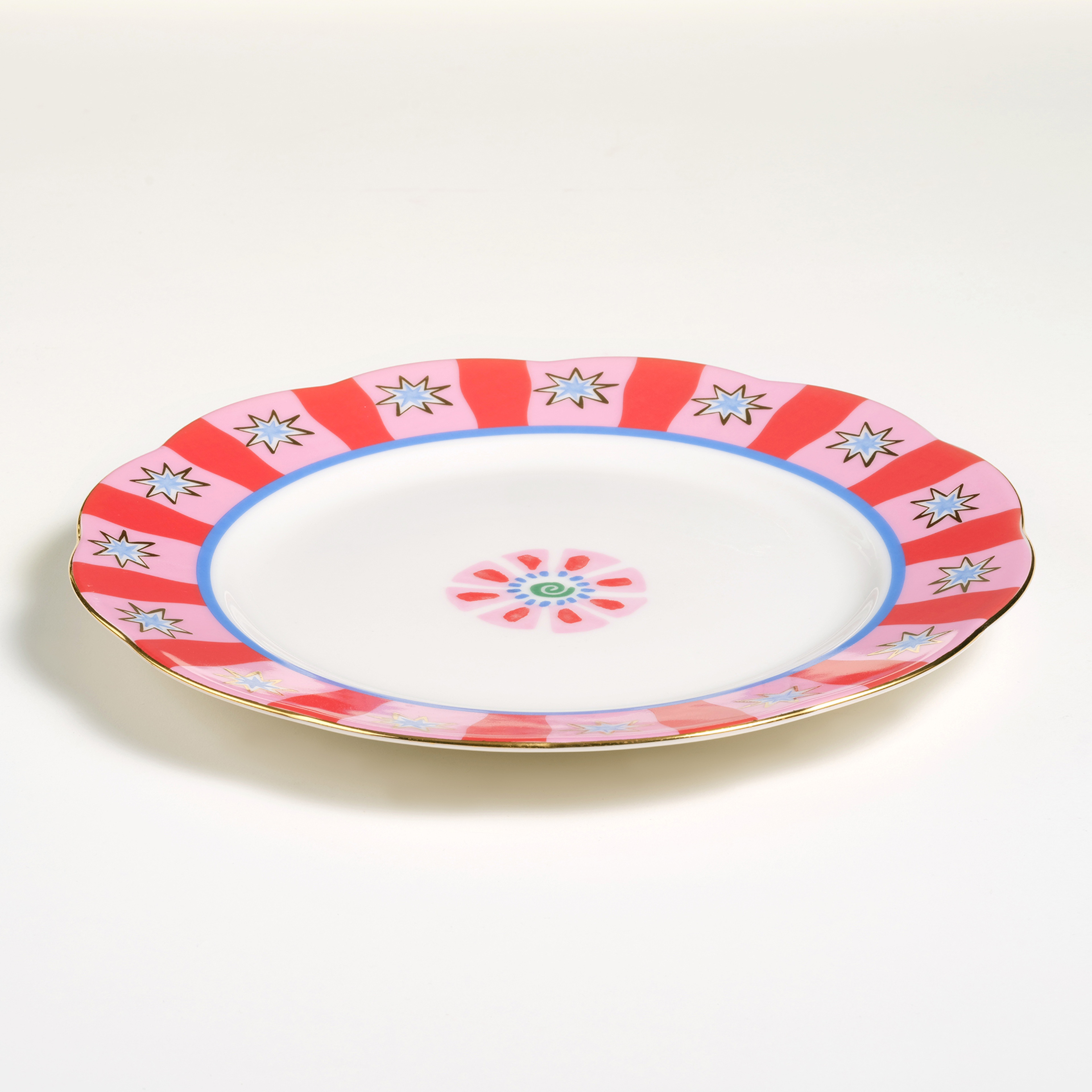 Emet Porselen Yemek Tabağı 27 Cm Renkli