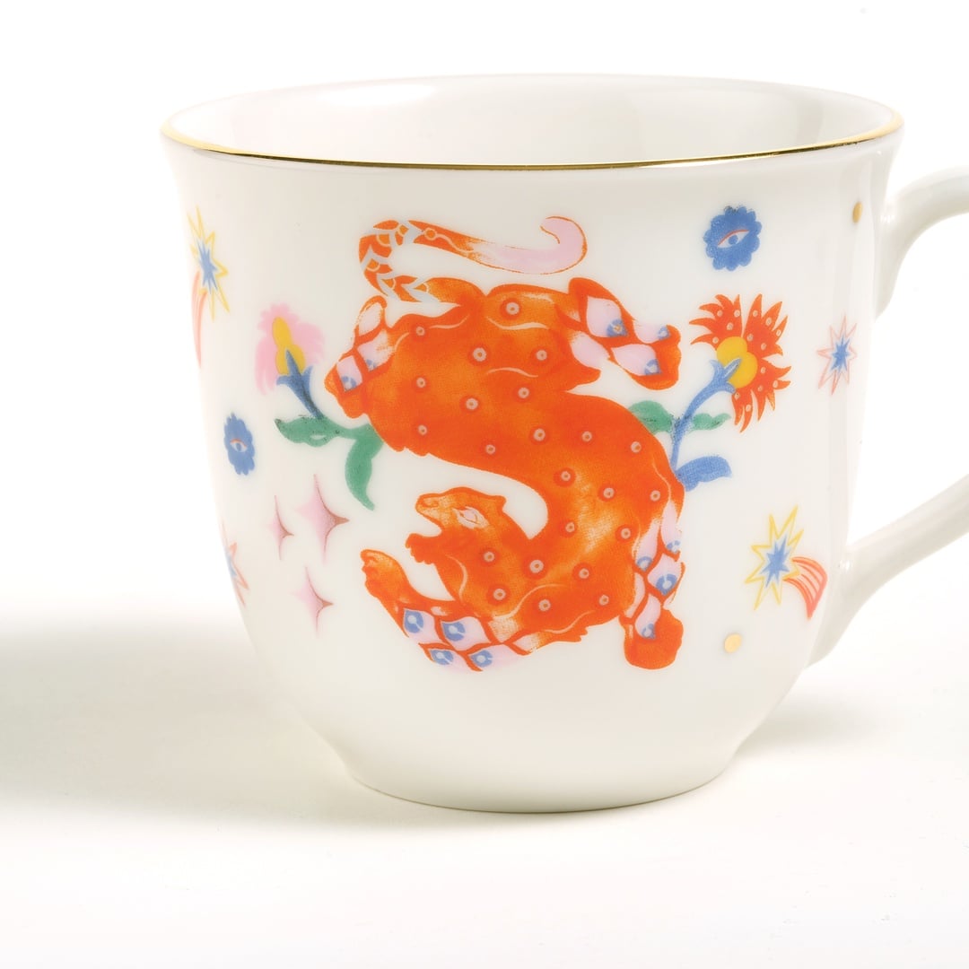 Emet Porselen Kupa 320 Ml Renkli