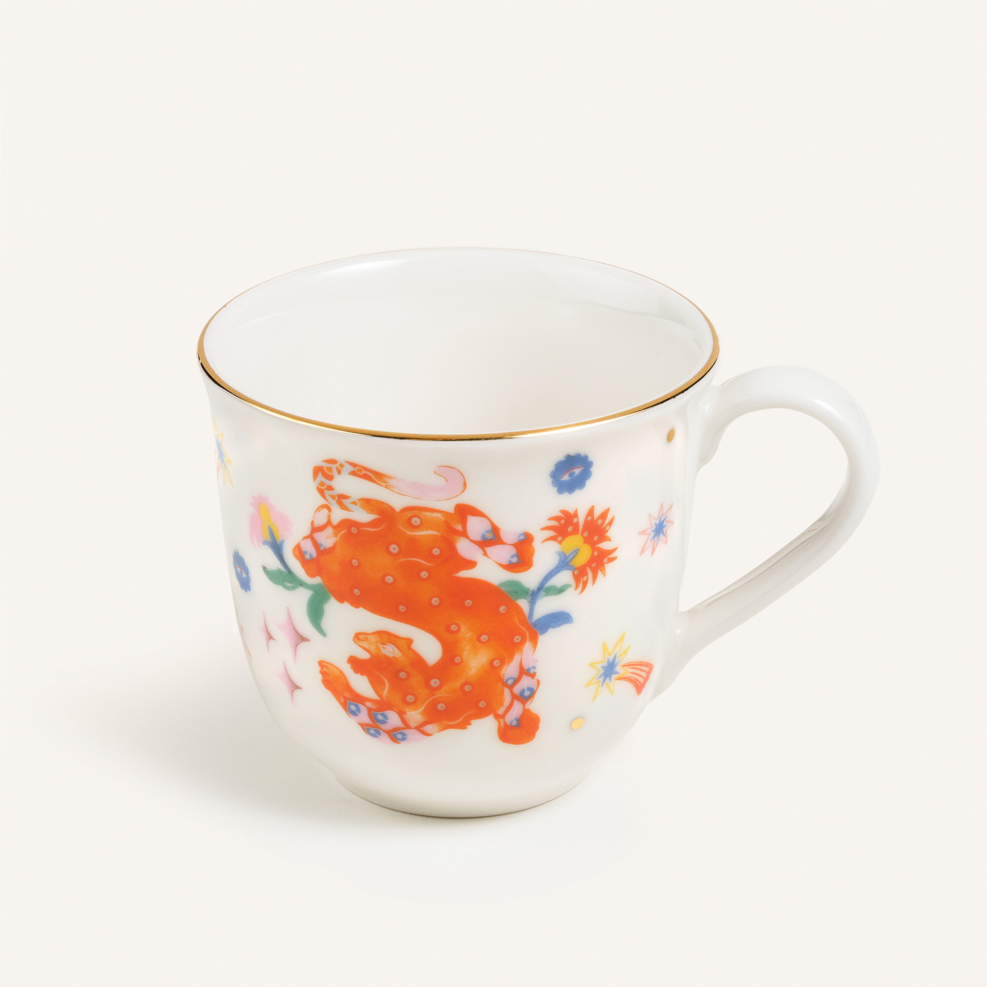 Emet Porselen Kupa 320 Ml Renkli