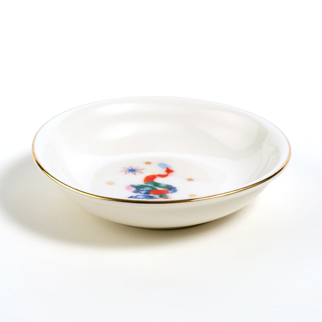 Emet Porselen Kase 11x11x2.9 Cm Renkli