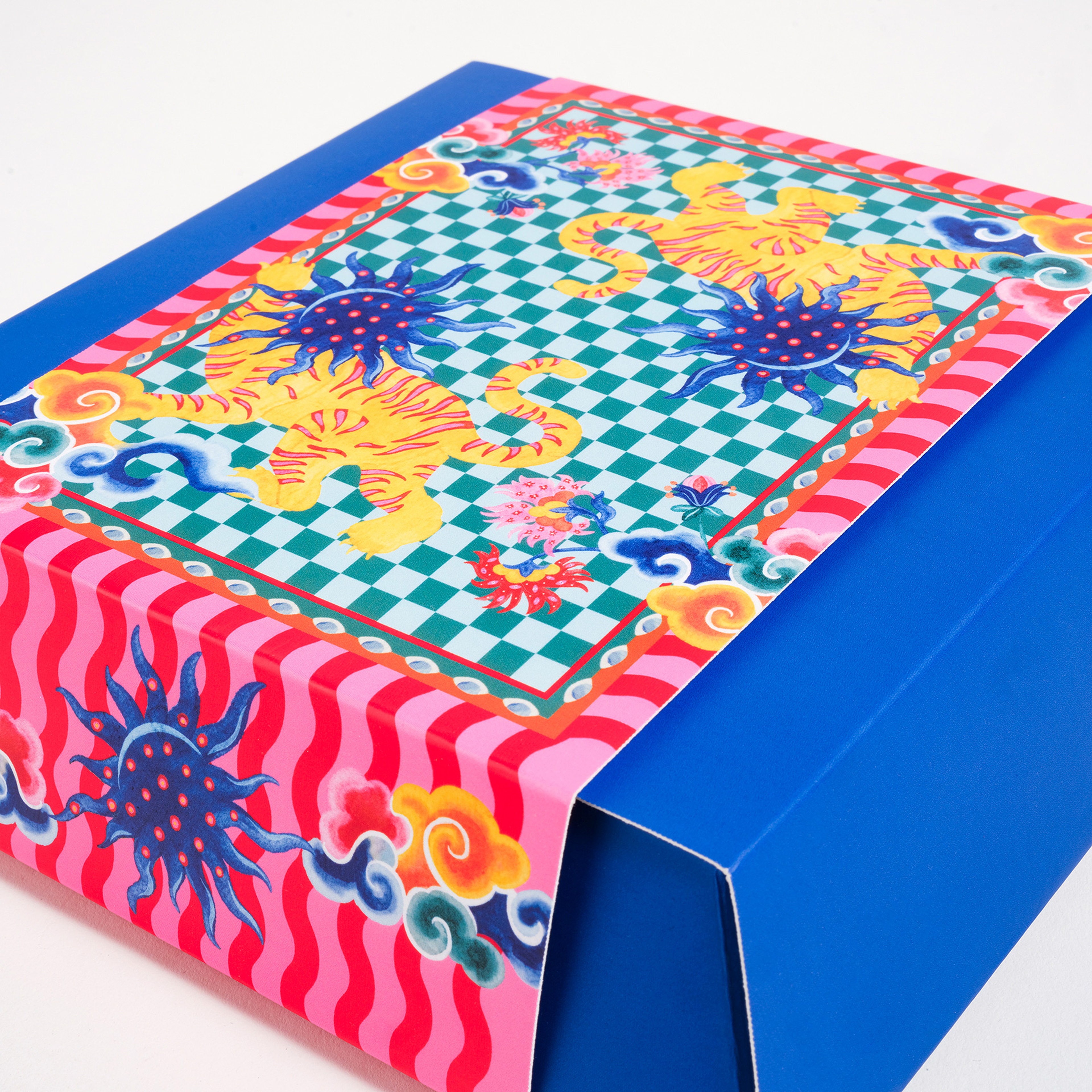 Pera Dijital Baskılı Pamuk Pamuk İpek Pareo 140x140 Cm Mavi