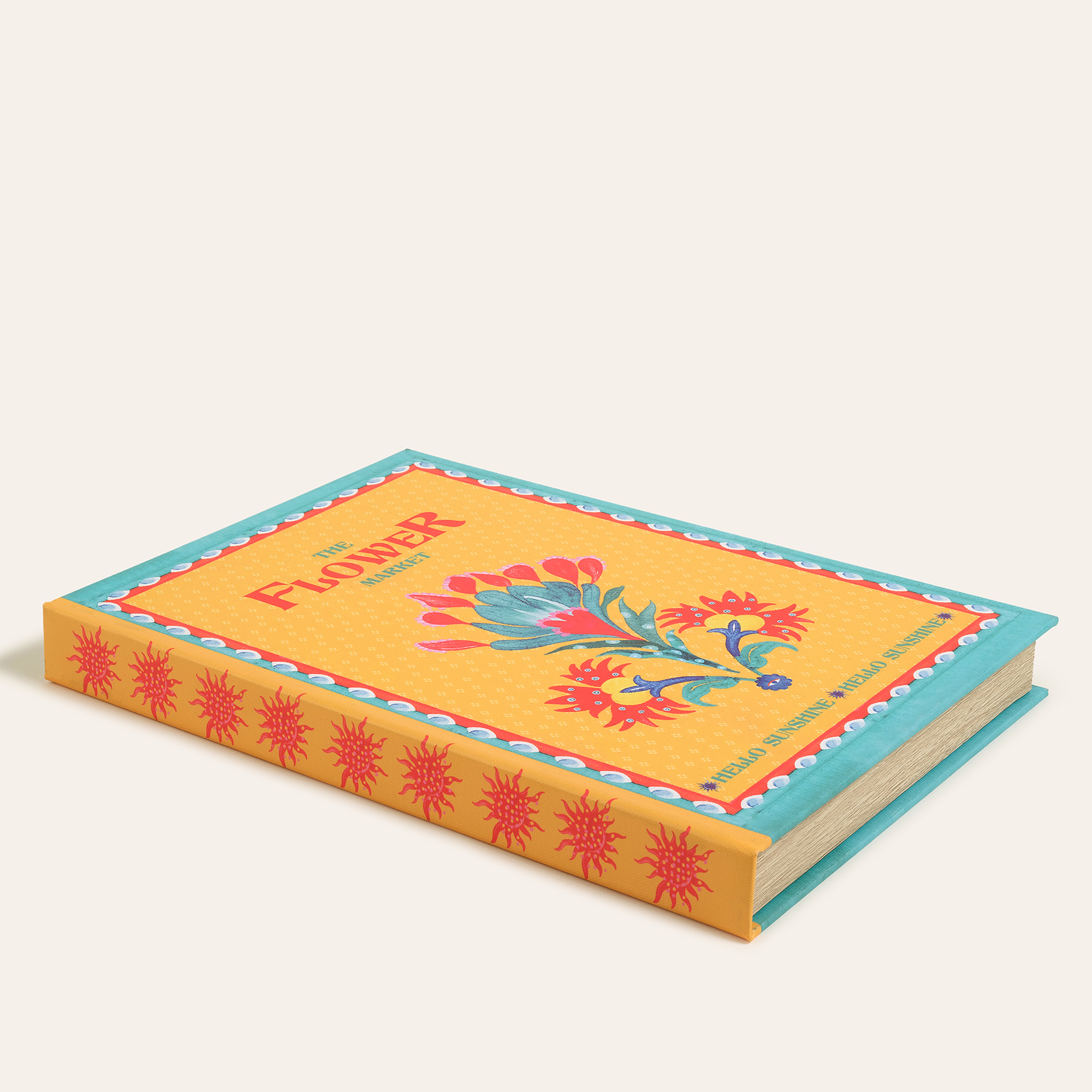 Olbıa Kanvas - Polistren - Kadife Dekoratif Kutu 23x34 Cm Renkli