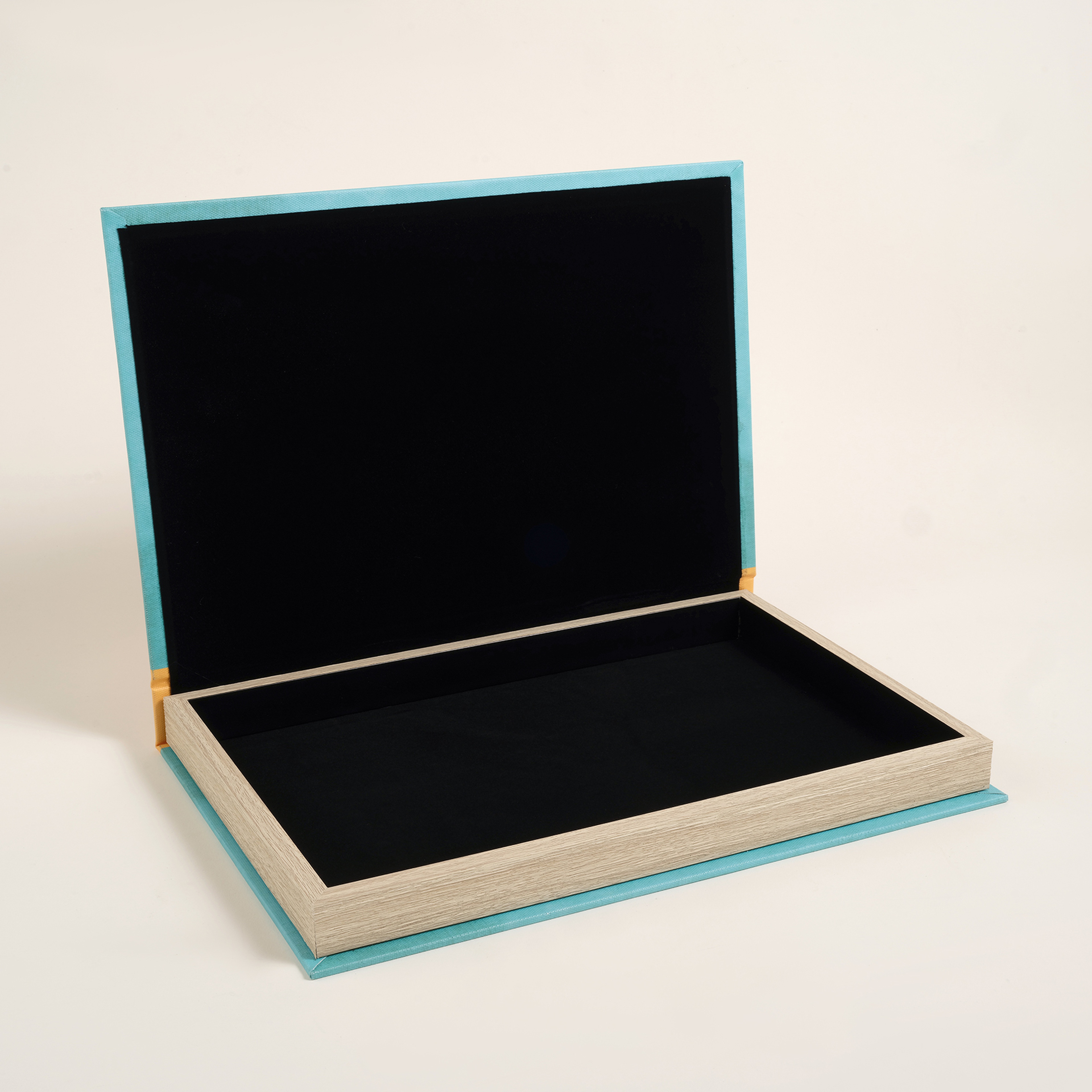 Olbıa Kanvas - Polistren - Kadife Dekoratif Kutu 23x34 Cm Renkli