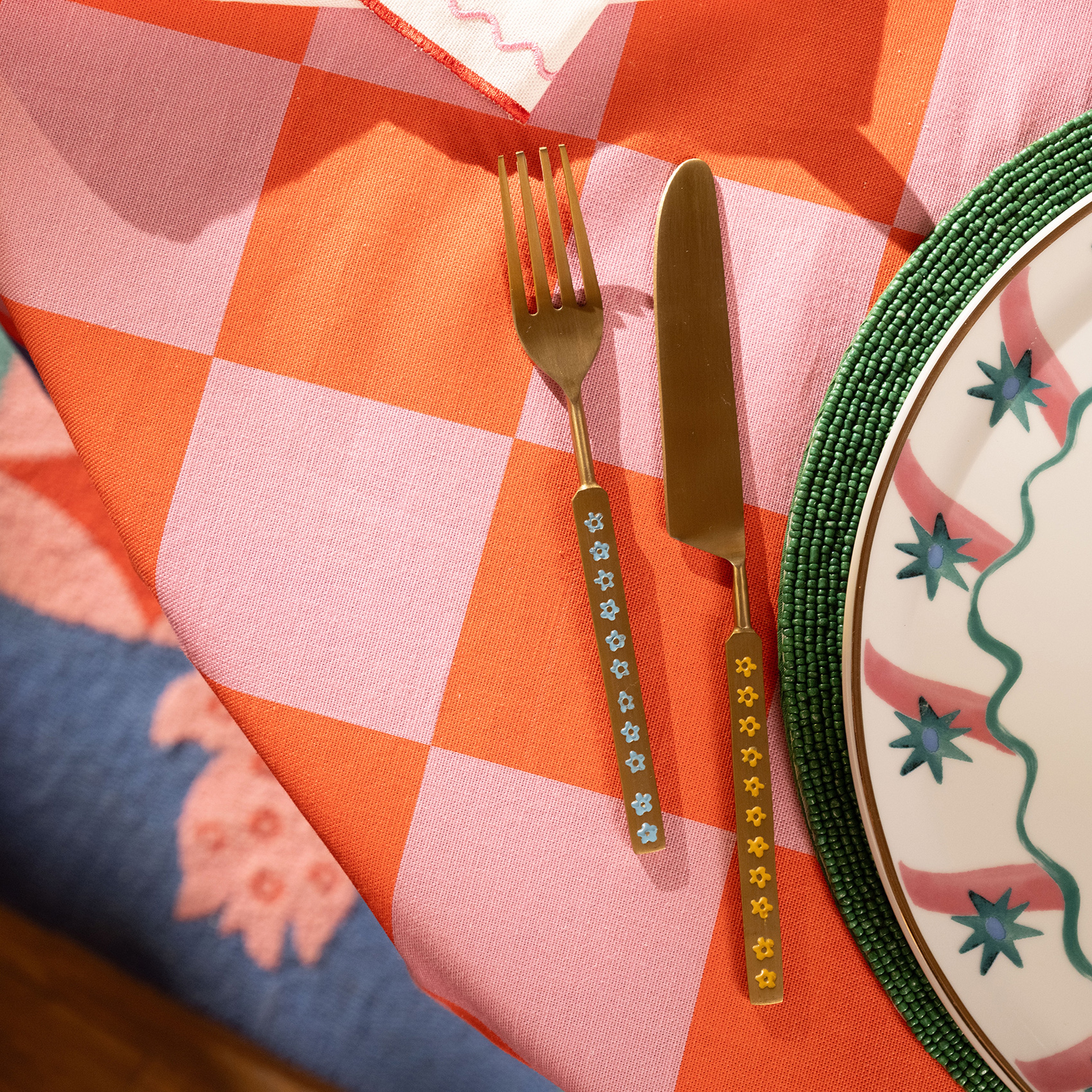 Rampur Çelik Servis Seti 5x15x2 Cm Renkli