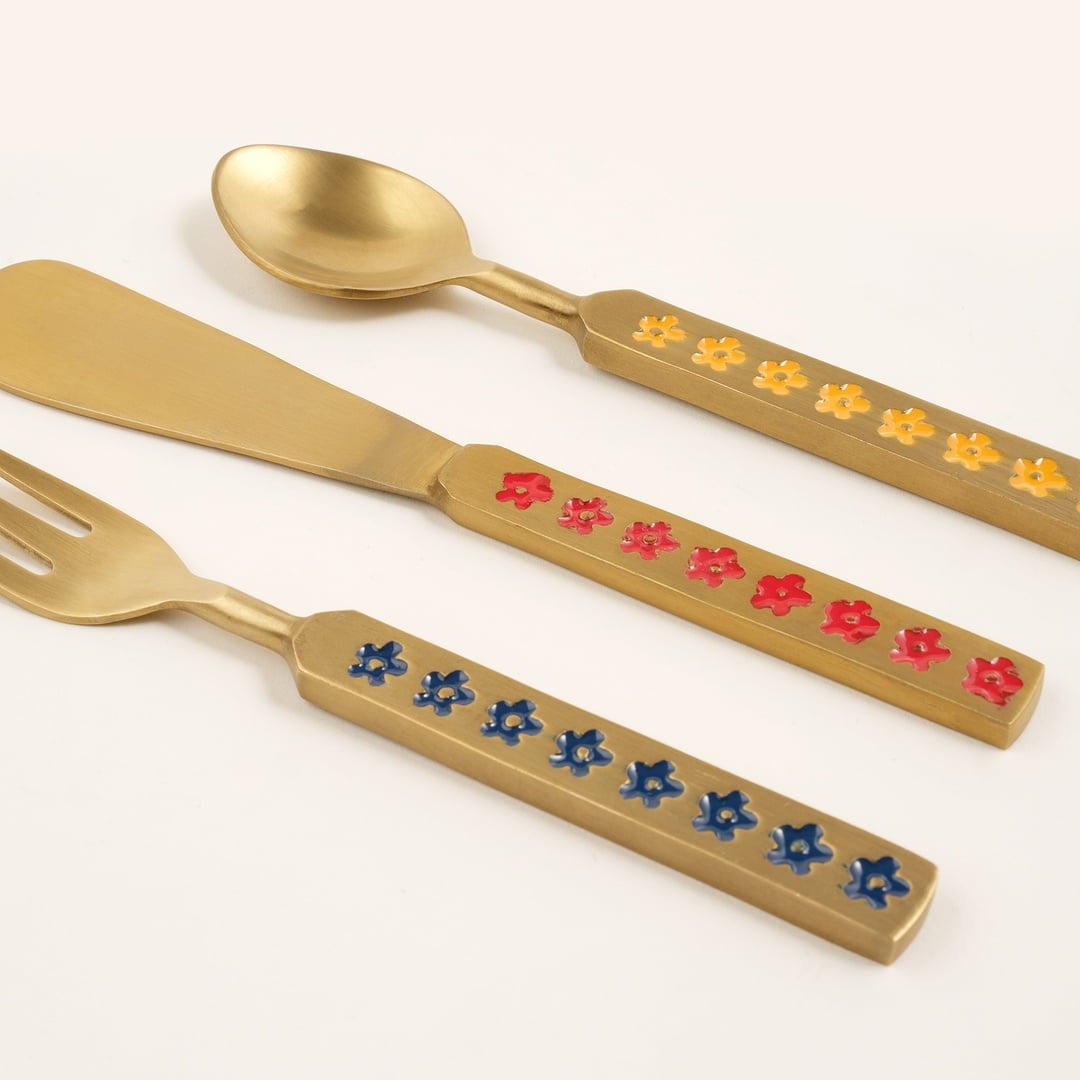 Rampur Çelik Servis Seti 10x15x2 Cm Renkli