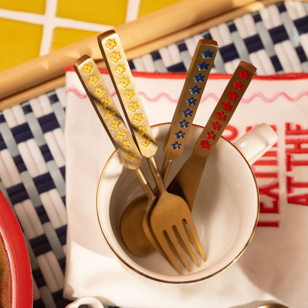 Rampur Çelik Servis Seti 10x15x2 Cm Renkli