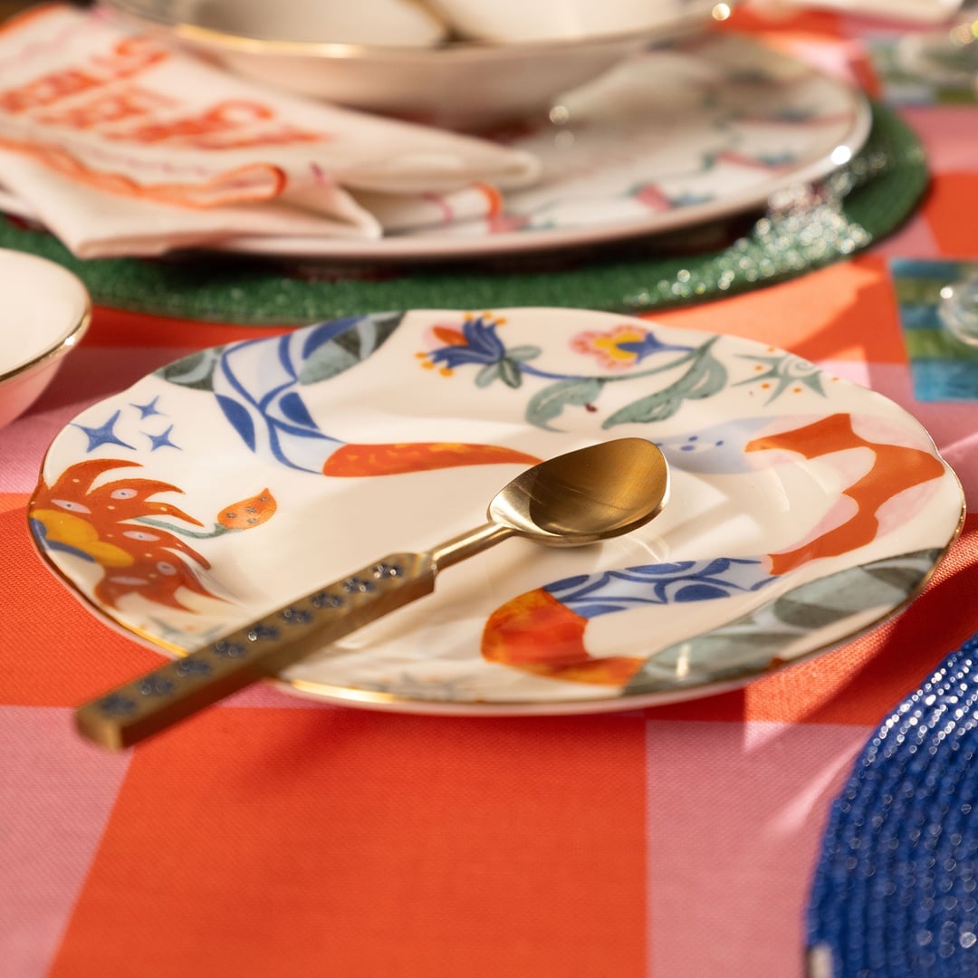 Rampur Çelik Servis Seti 4x20x0.2 Cm Renkli