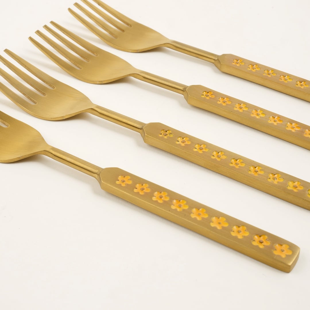 Rampur Çelik Servis Seti 4x20x0.2 Cm Renkli