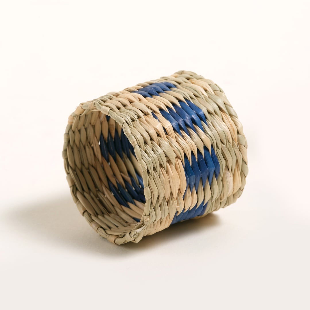 Tam Dao Deniz Çayırı Peçete Halkası 5 Cm Lacivert