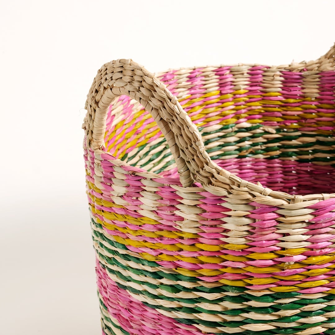 Tam Dao Deniz Çayırı Sepet 31x29 Cm Renkli