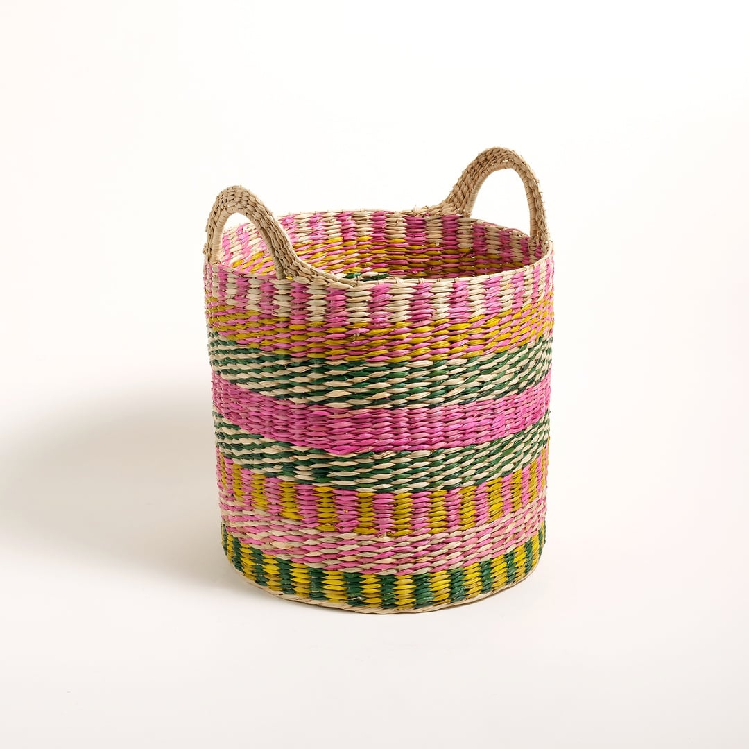 Tam Dao Deniz Çayırı Sepet 31x29 Cm Renkli