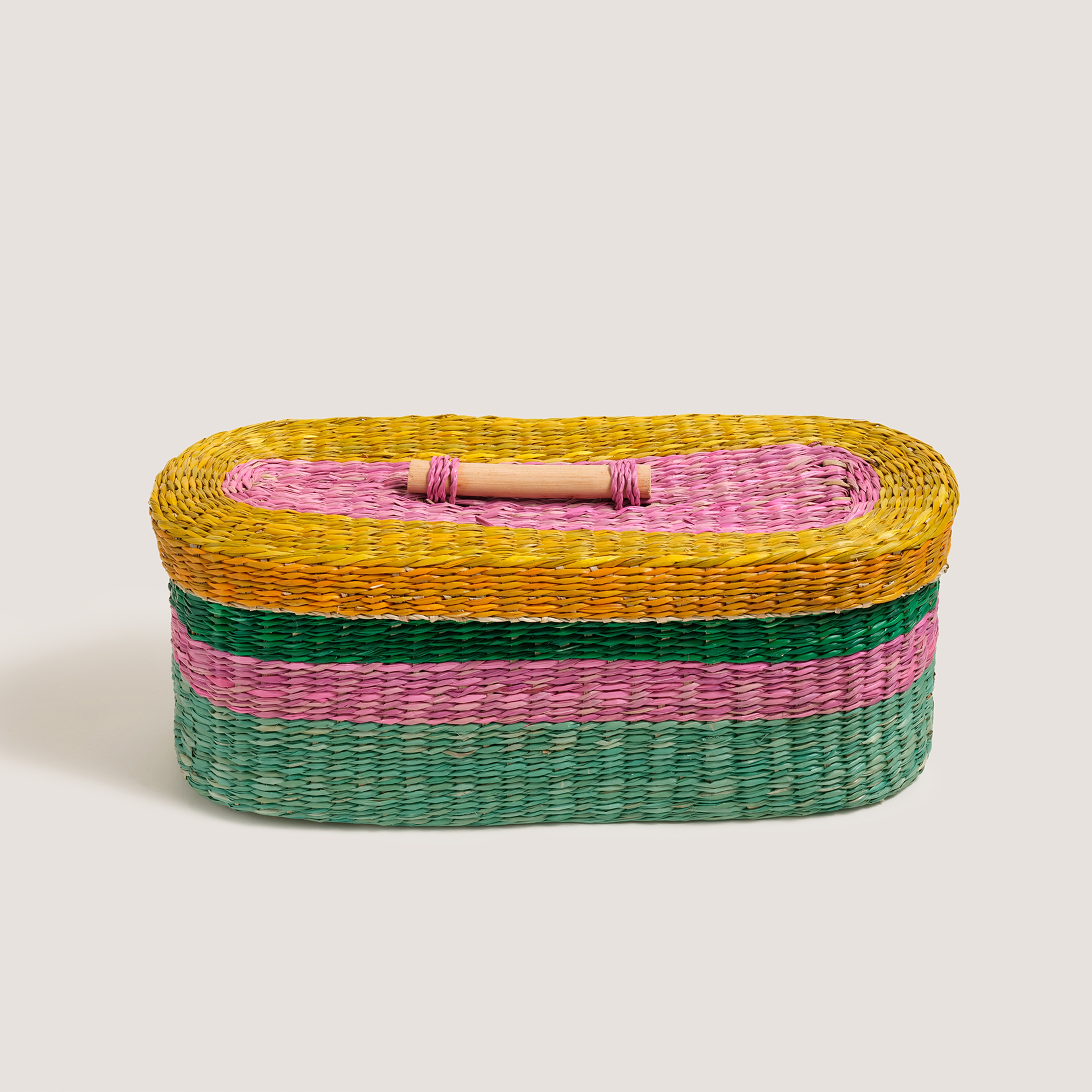 Tam Dao Deniz Çayırı Sepet 40x15x16 Cm Renkli