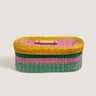 Tam Dao Deniz Çayırı Sepet 40x15x16 Cm Renkli
