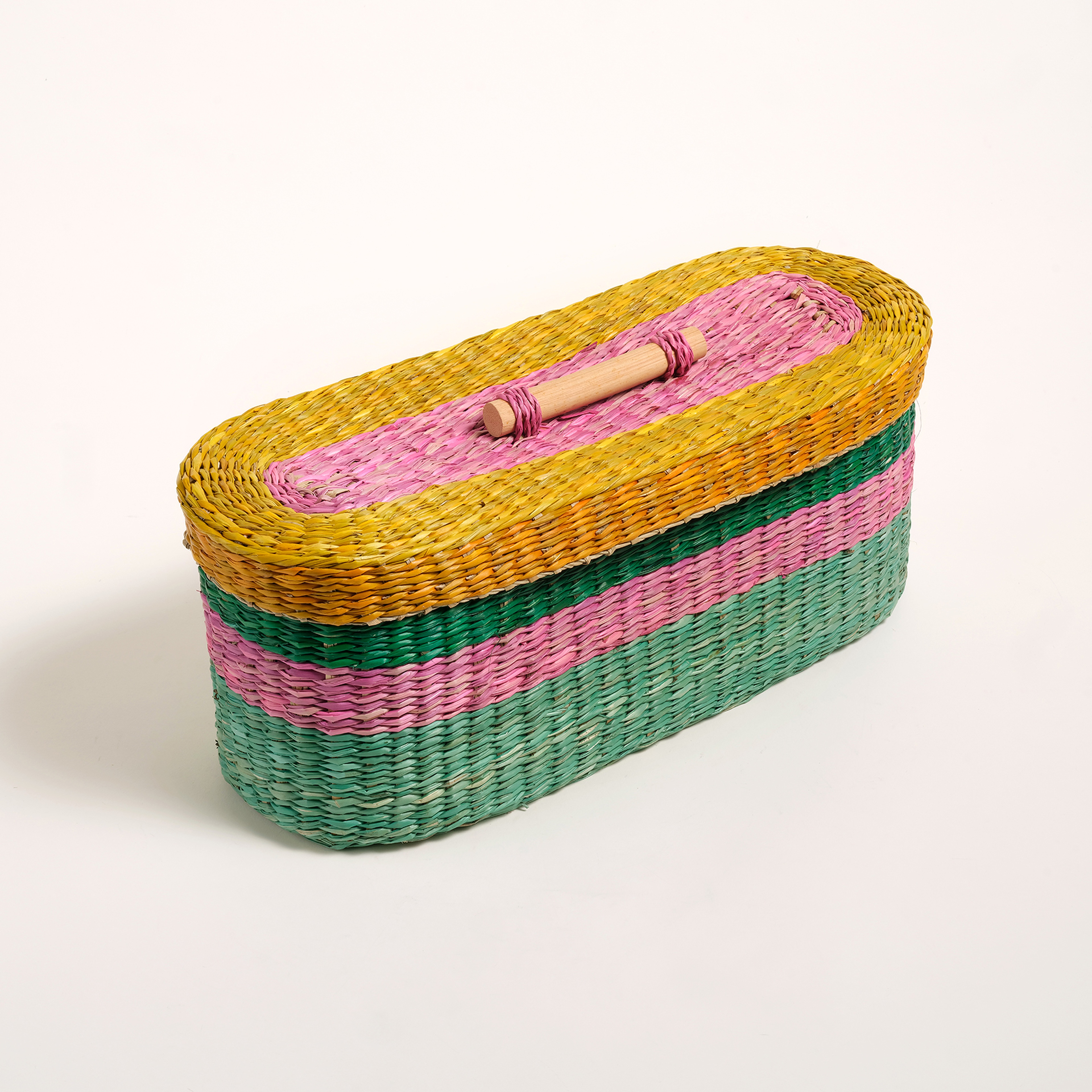Tam Dao Deniz Çayırı Sepet 40x15x16 Cm Renkli