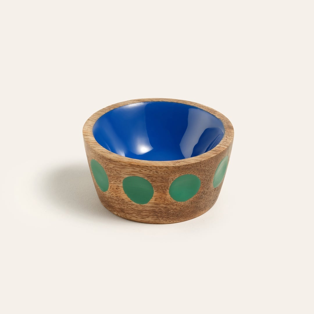 Lakrı Mango Ağacı Çerezlik 8x8x4 Cm Mavi