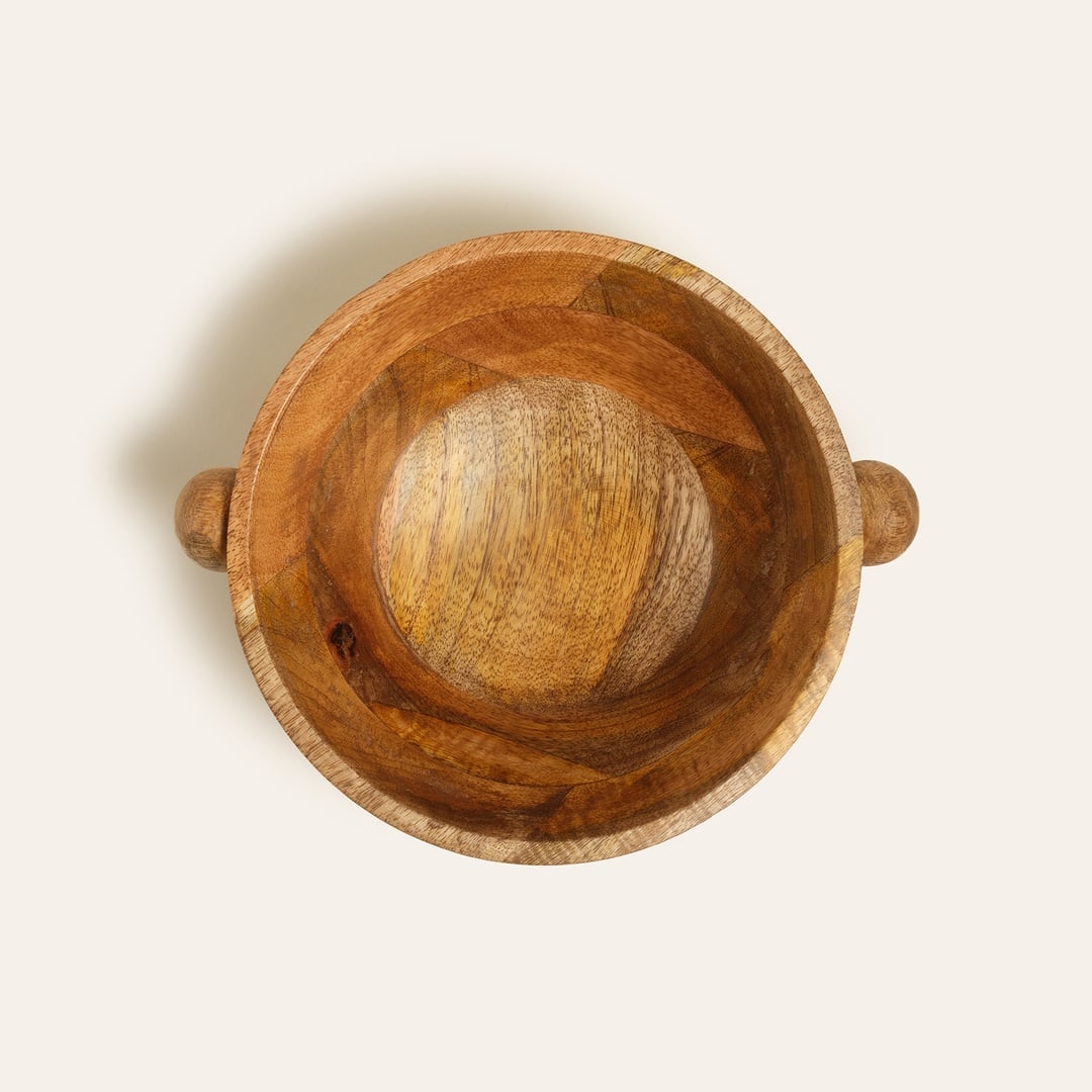 Lakrı Mango Ağacı Kase 28x23x9 Cm Sarı