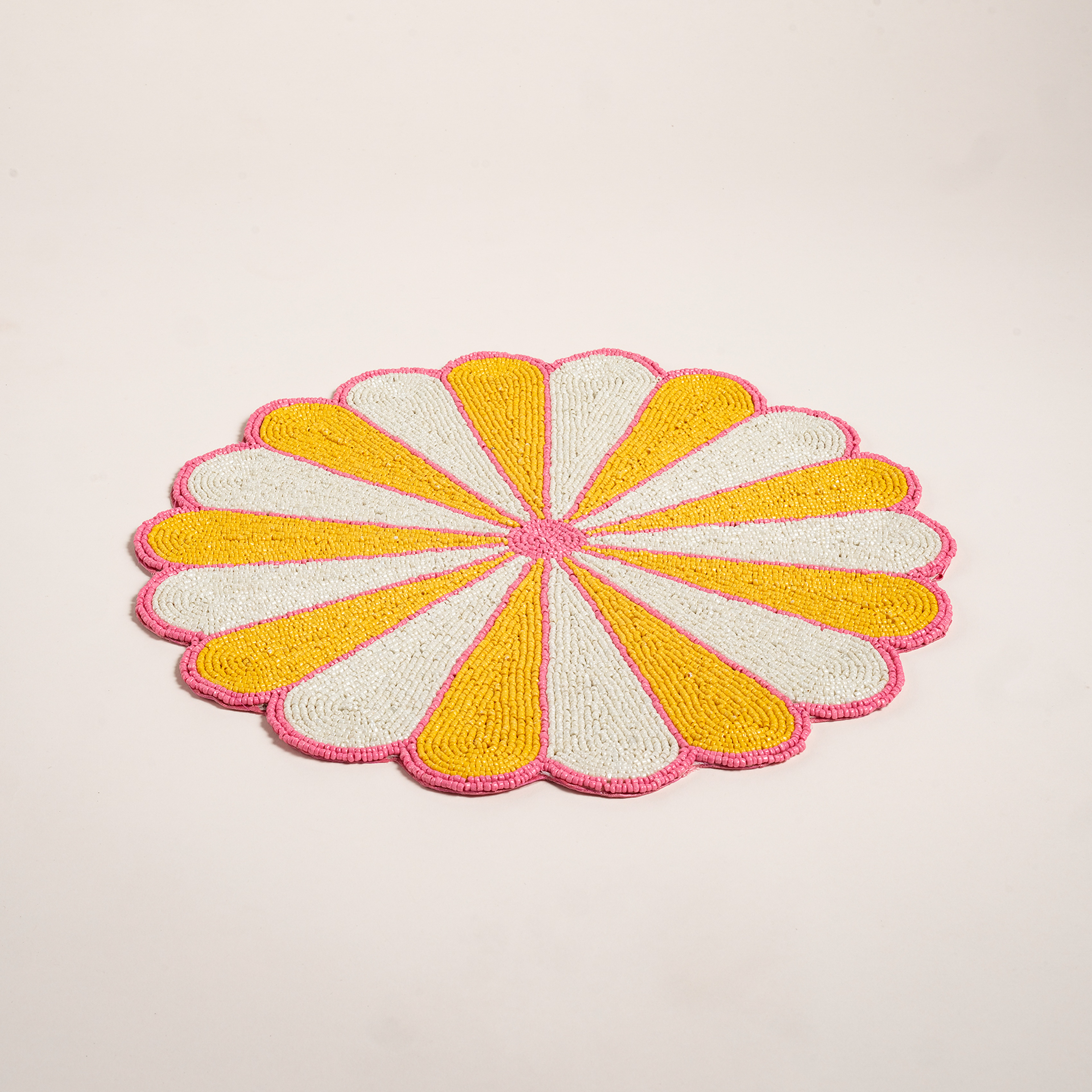 Khanpur Cam Boncuk Amerikan Servis 35 Cm Sarı