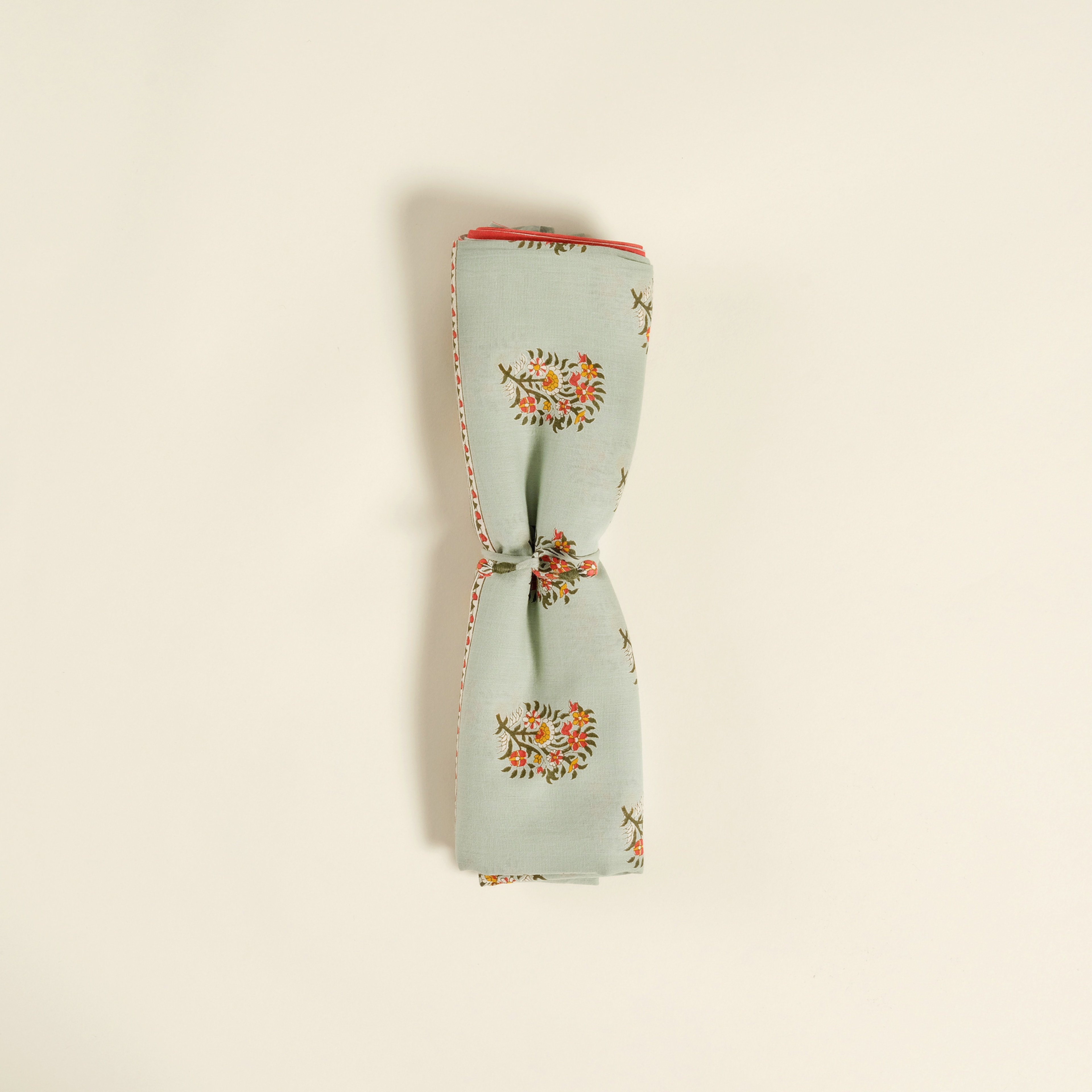 Gaya El Baskısı Fular 115x115 Cm Yeşil