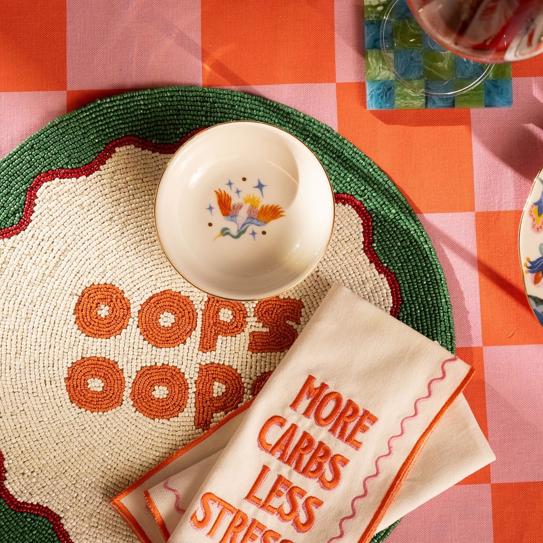 Emet Porselen Kase 11x11x2.9 Cm Renkli