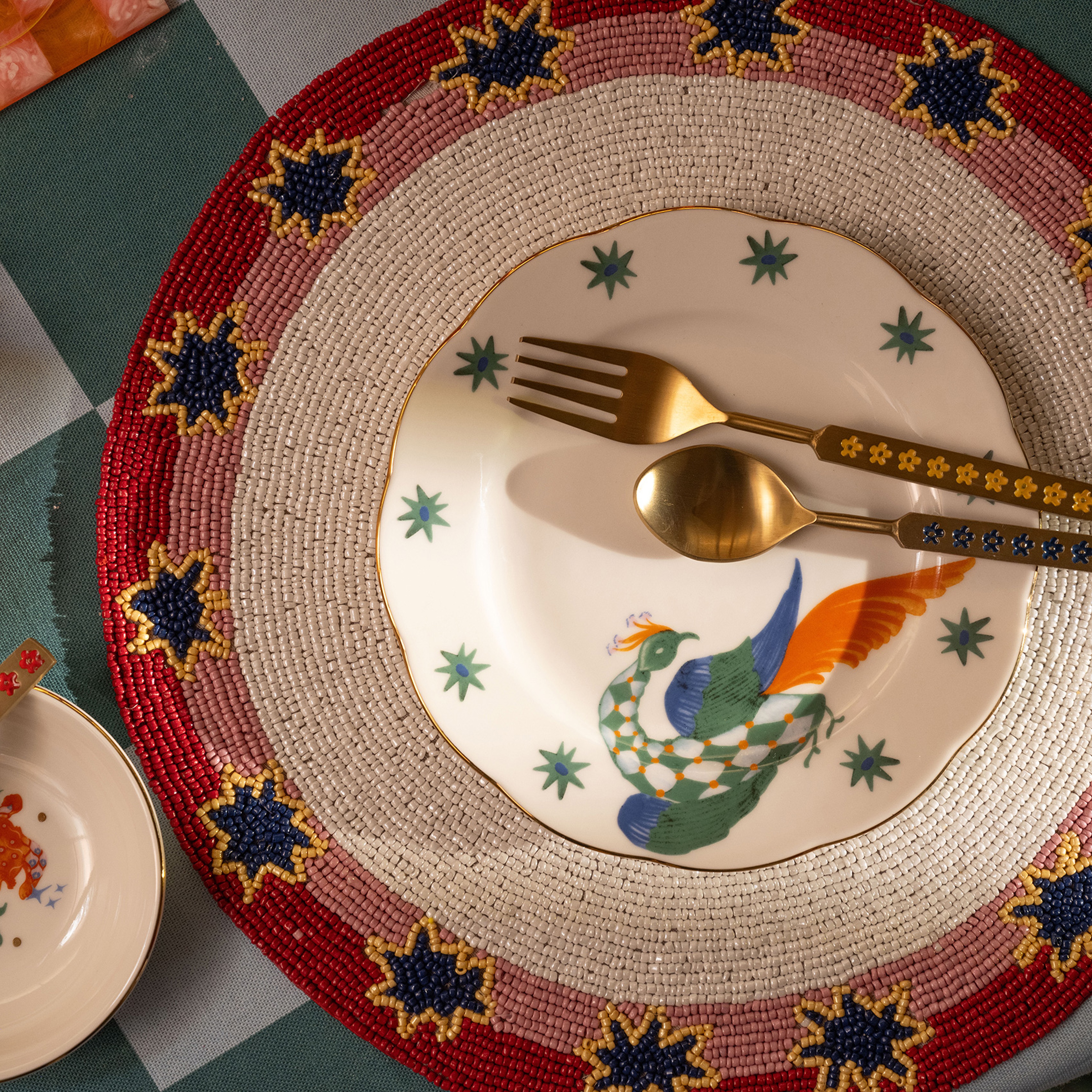 Emet Porselen Pasta Tabağı 20 Cm Renkli