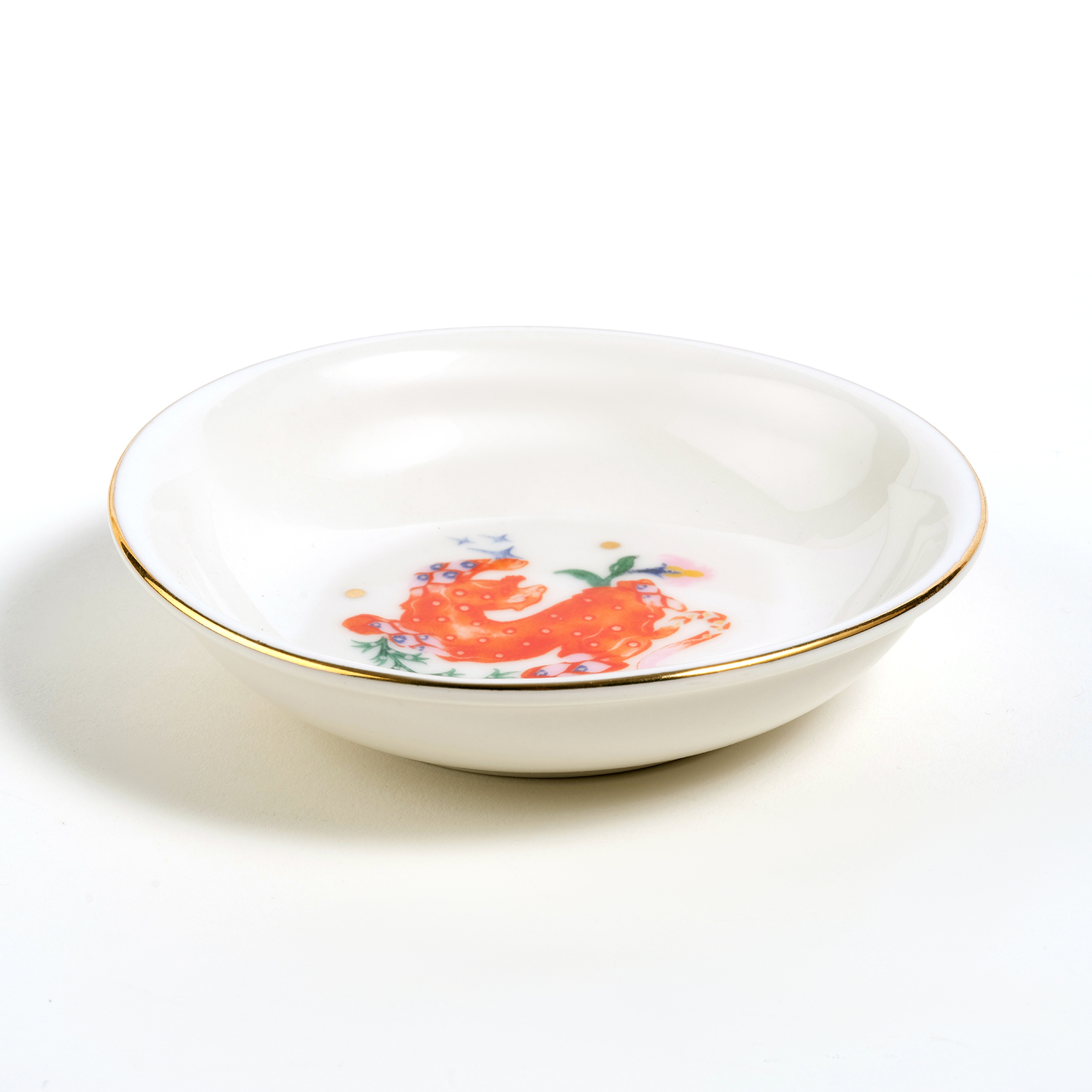 Emet Porselen Kase 11x11x2.9 Cm Renkli