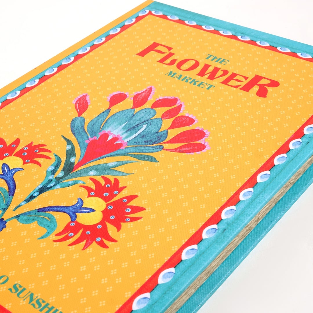 Olbıa Kanvas - Polistren - Kadife Dekoratif Kutu 23x34 Cm Renkli