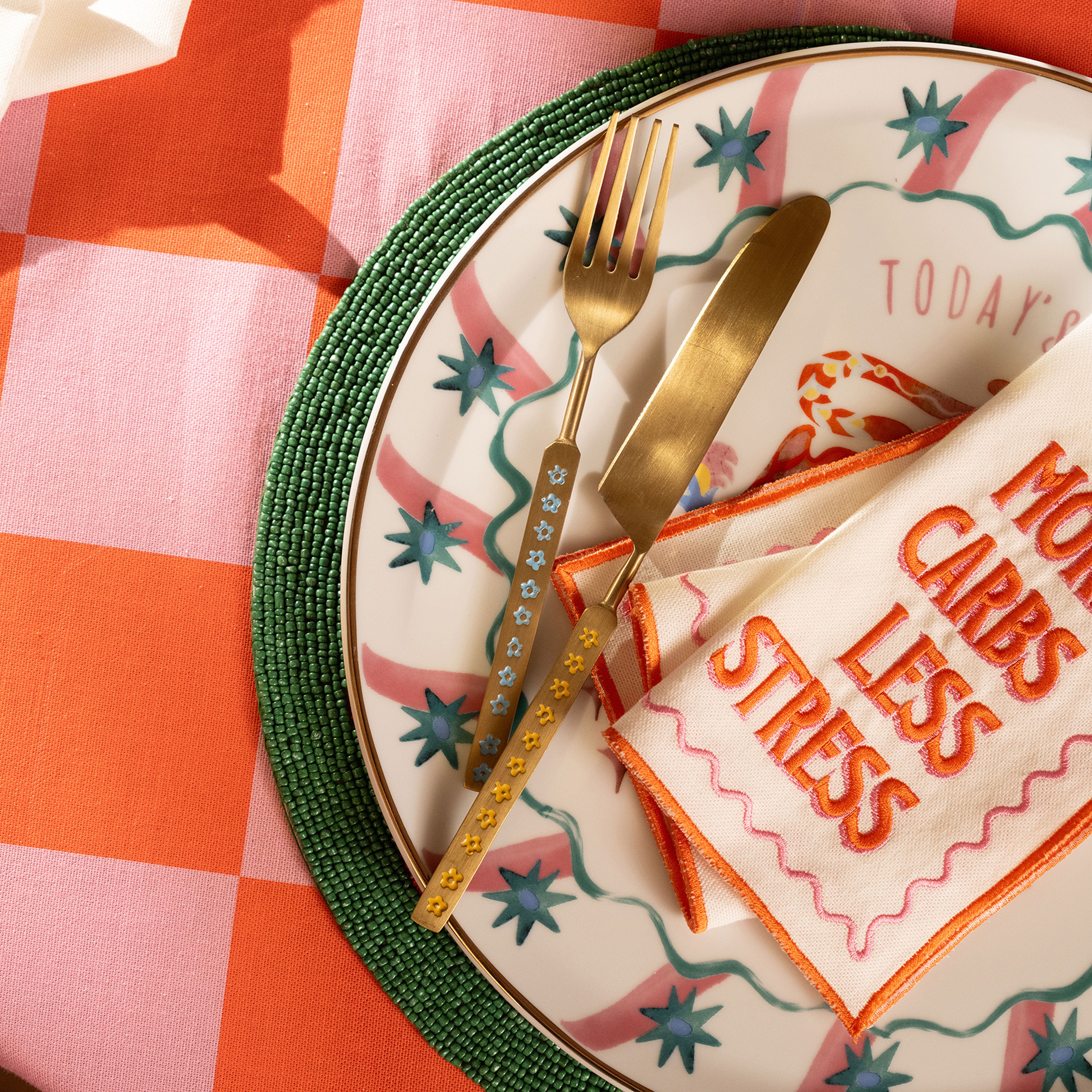 Rampur Çelik Servis Seti 5x15x2 Cm Renkli