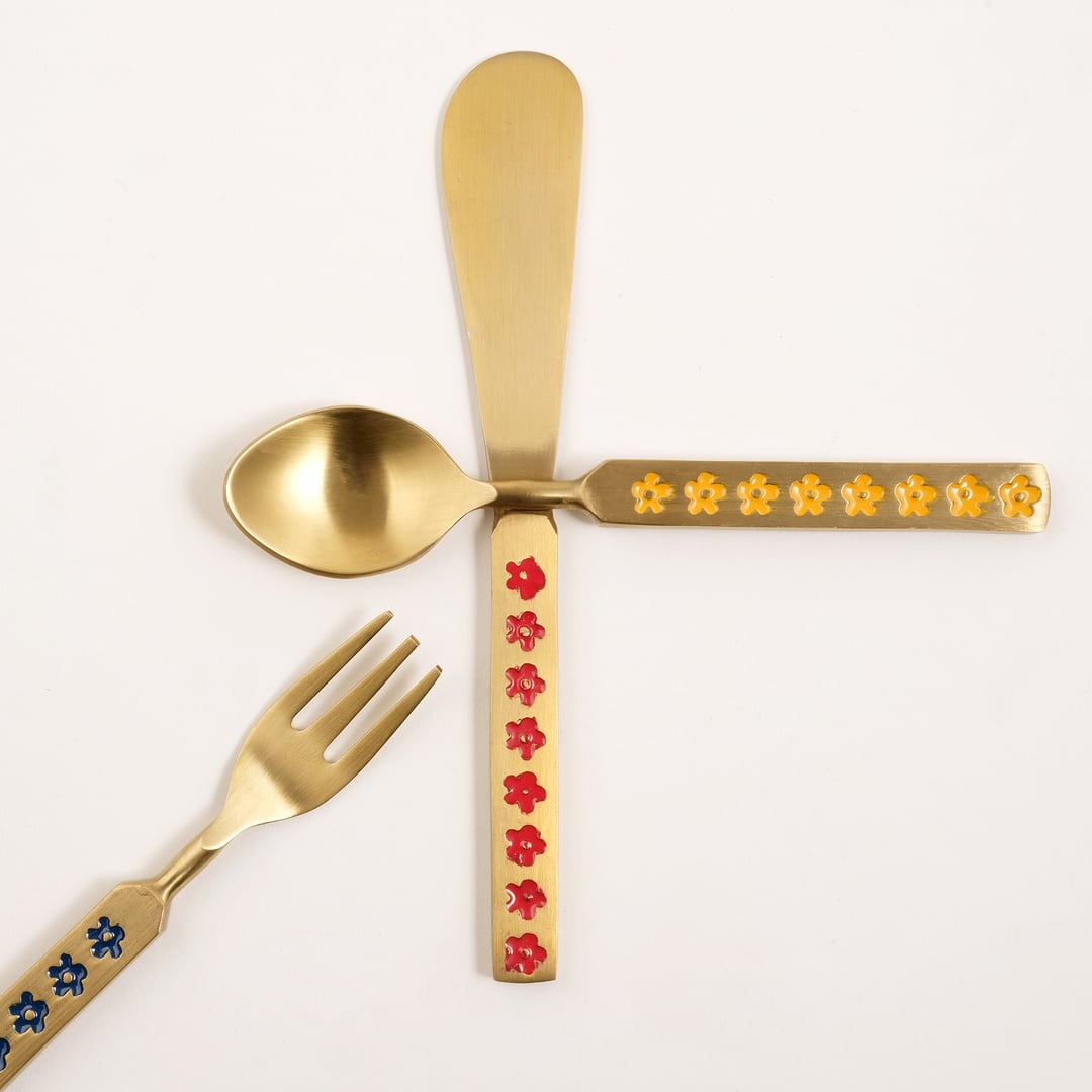 Rampur Çelik Servis Seti 10x15x2 Cm Renkli