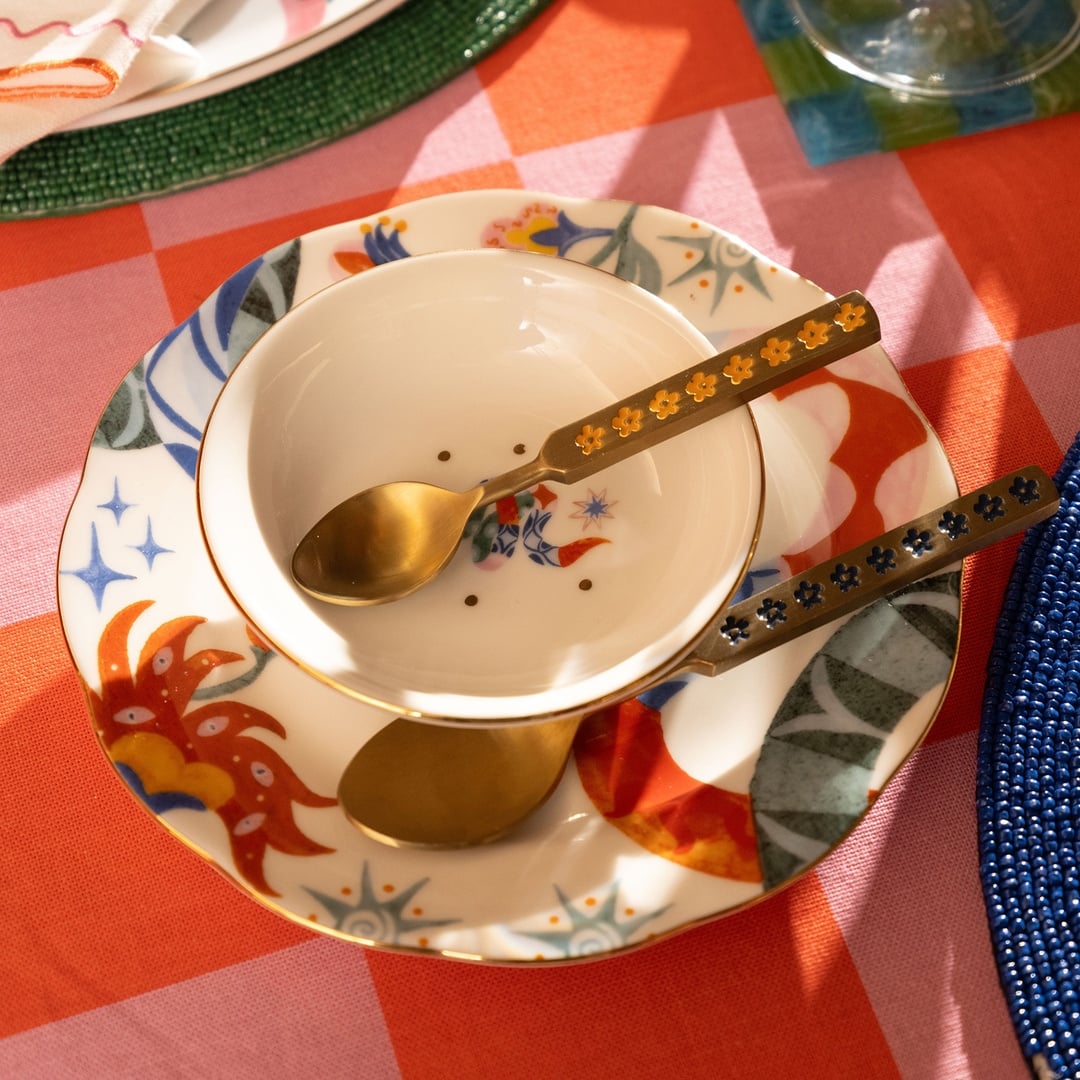 Rampur Çelik Servis Seti 10x15x2 Cm Renkli