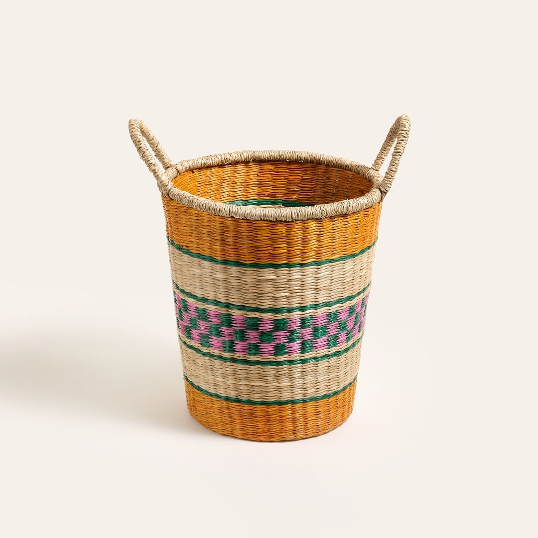 Tam Dao Deniz Çayırı Sepet 27x30 Cm Renkli