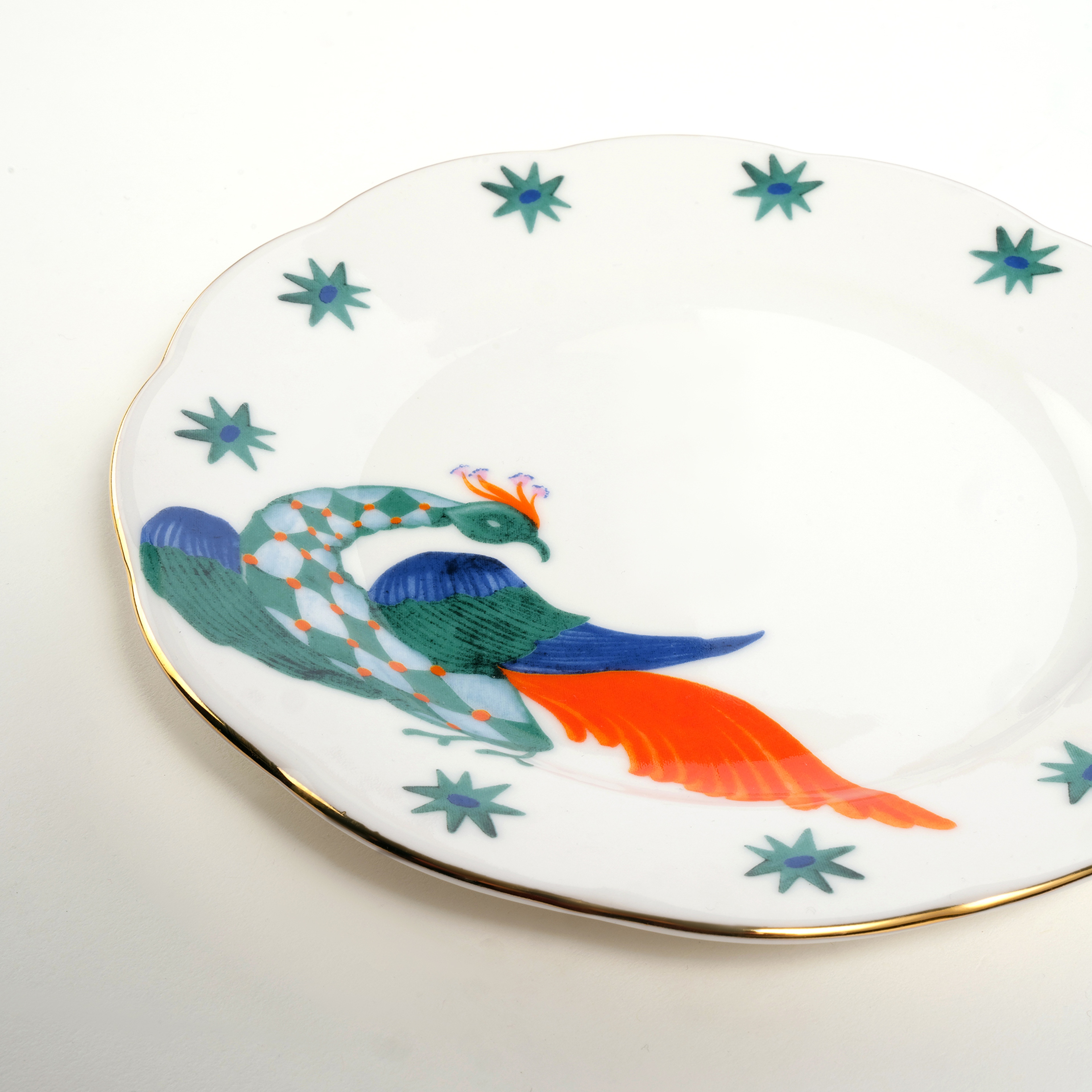 Emet Porselen Pasta Tabağı 20 Cm Renkli