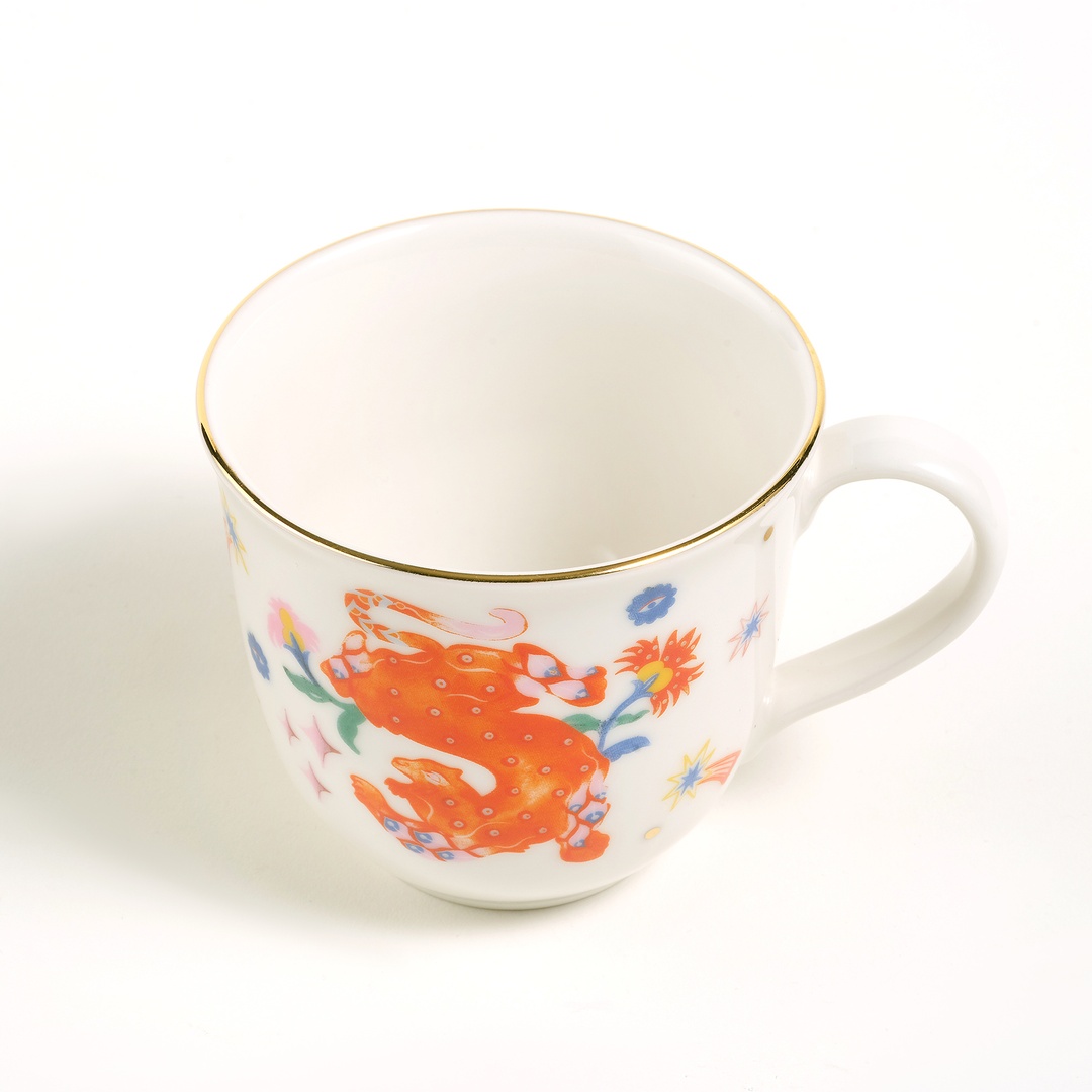 Emet Porselen Kupa 320 Ml Renkli