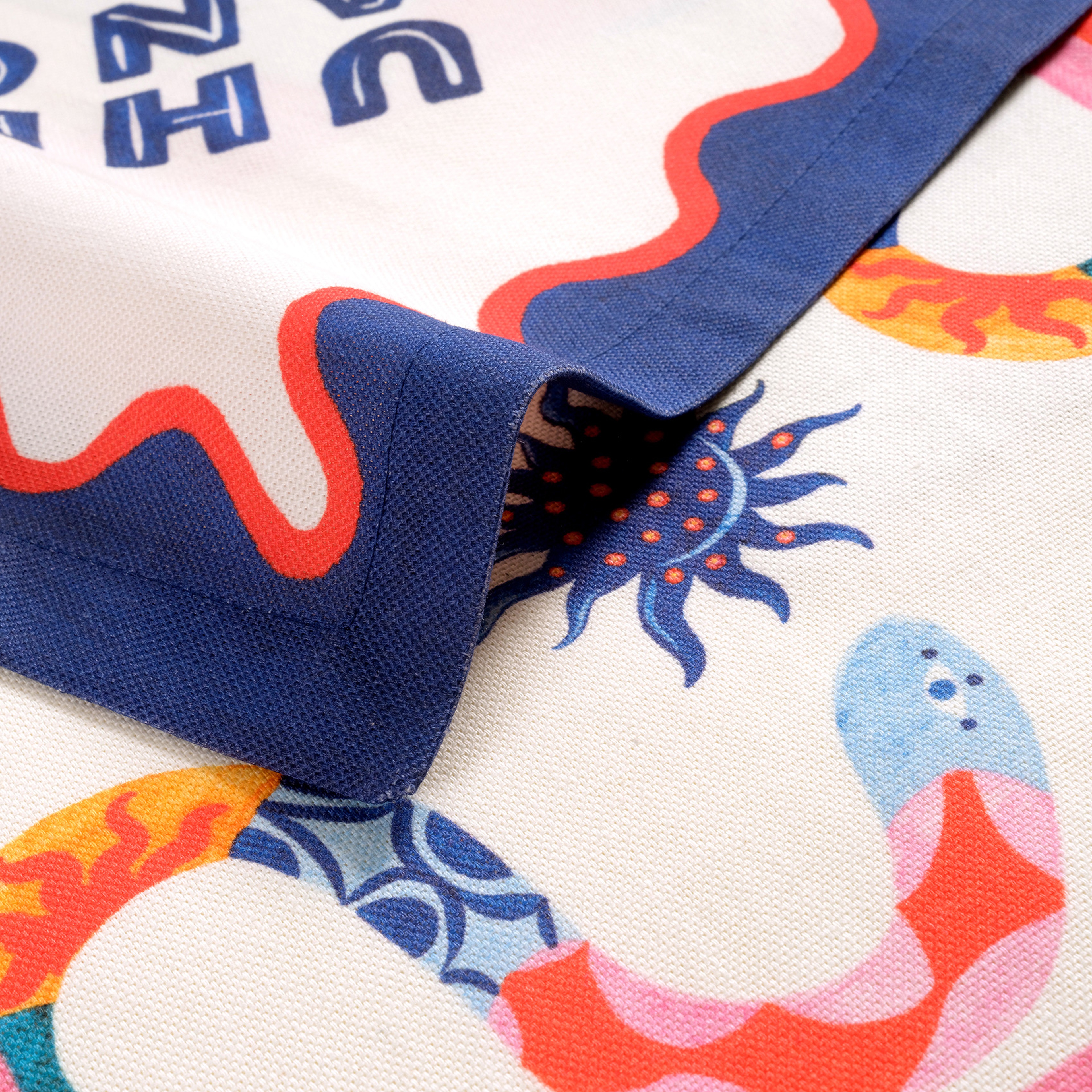 Nilüfer Dijital Baskılı Pamuk Peçete 25x25 Cm Renkli