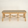 Java Rattan - Synthetıc Bench 120x40x45 Cm Turuncu