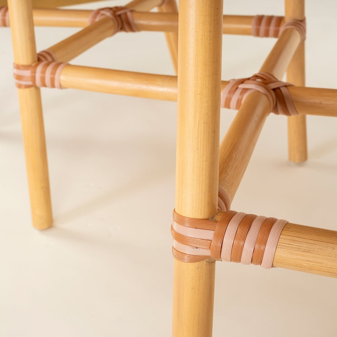 Java Rattan - Synthetıc Bench 120x40x45 Cm Turuncu