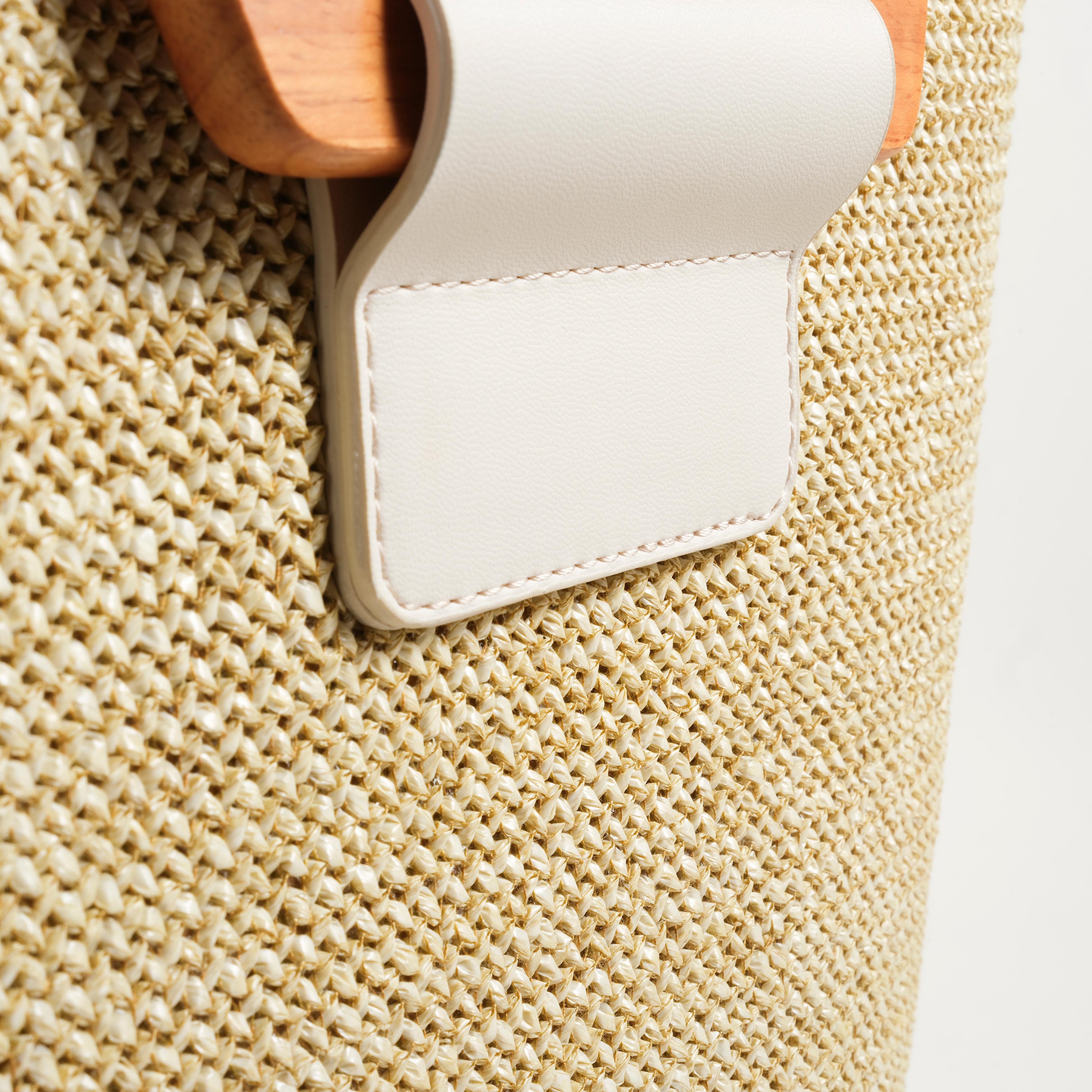 Burgaz Rafya Çanta 40x38x12 Cm Natural